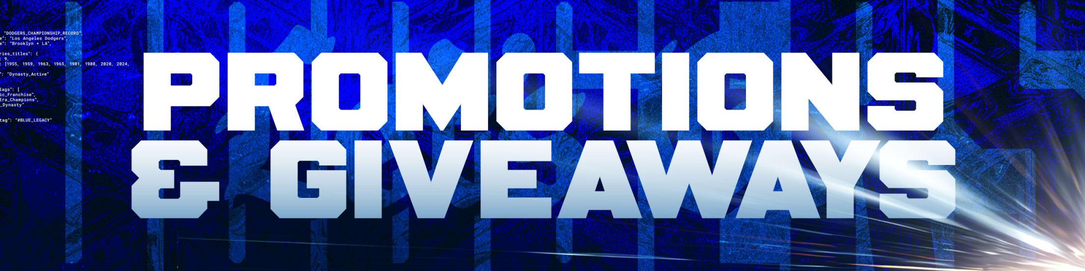 Promotions and Giveaways