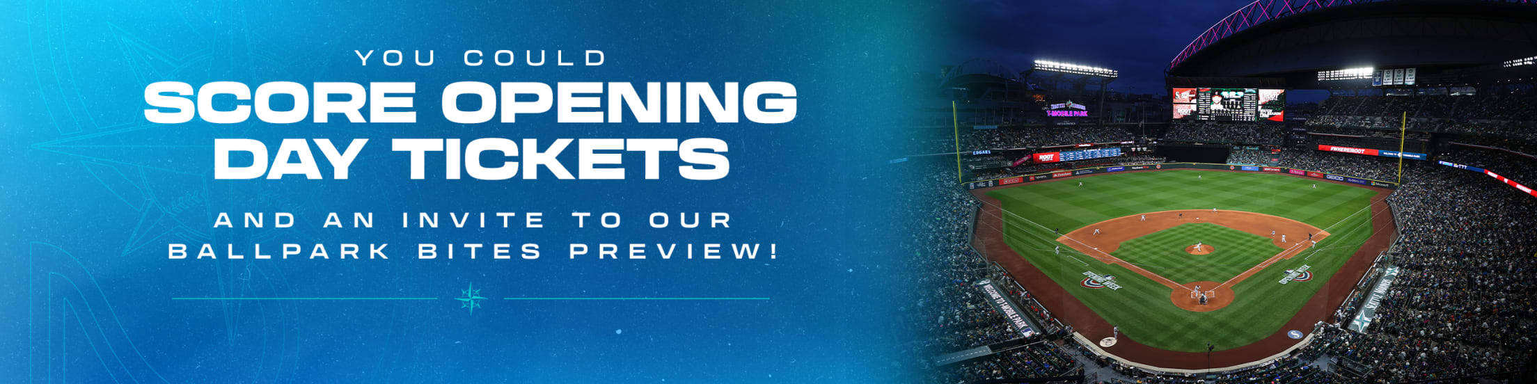 You could score Opening Day tickets and an invite to our ballpark bites preview!