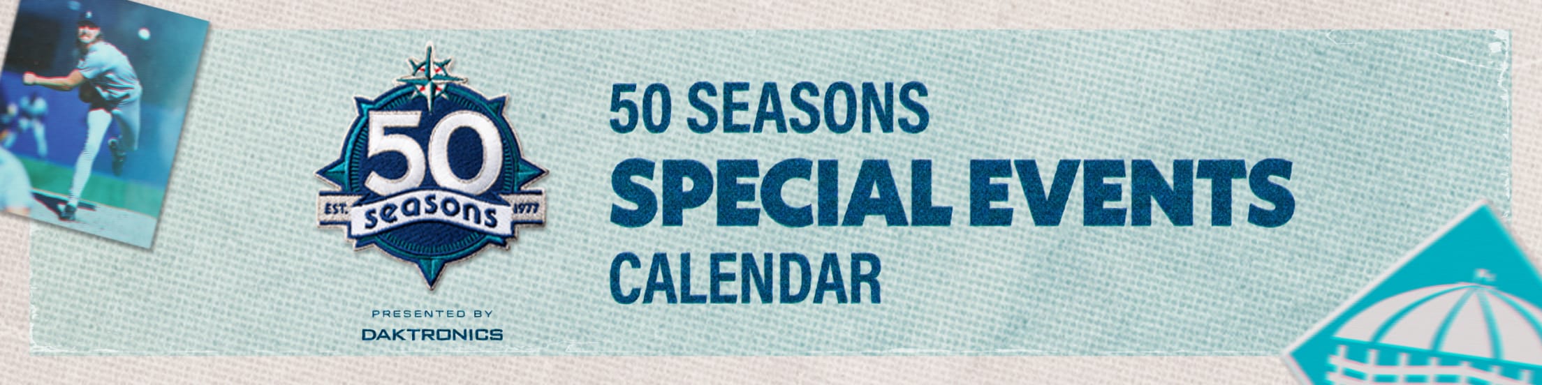 50 Seasons Special Events Calendar