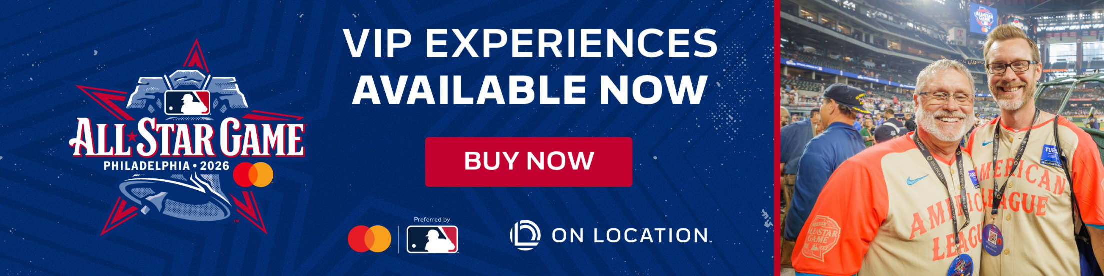 VIP Experiences Available Now for Official 2026 MLB All-Star Game
