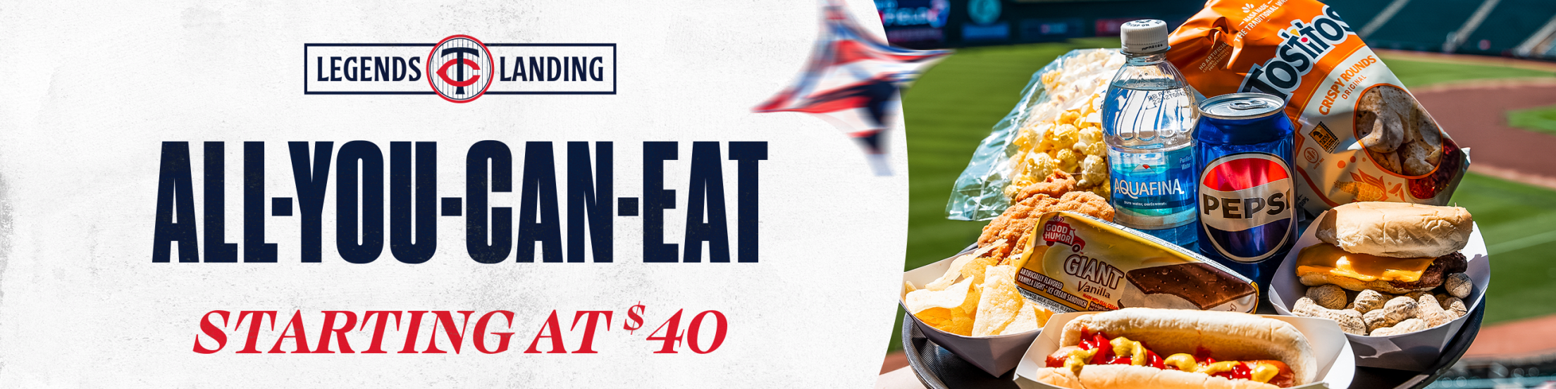 Legends Landing: All-You-Can-Eat starting at $40