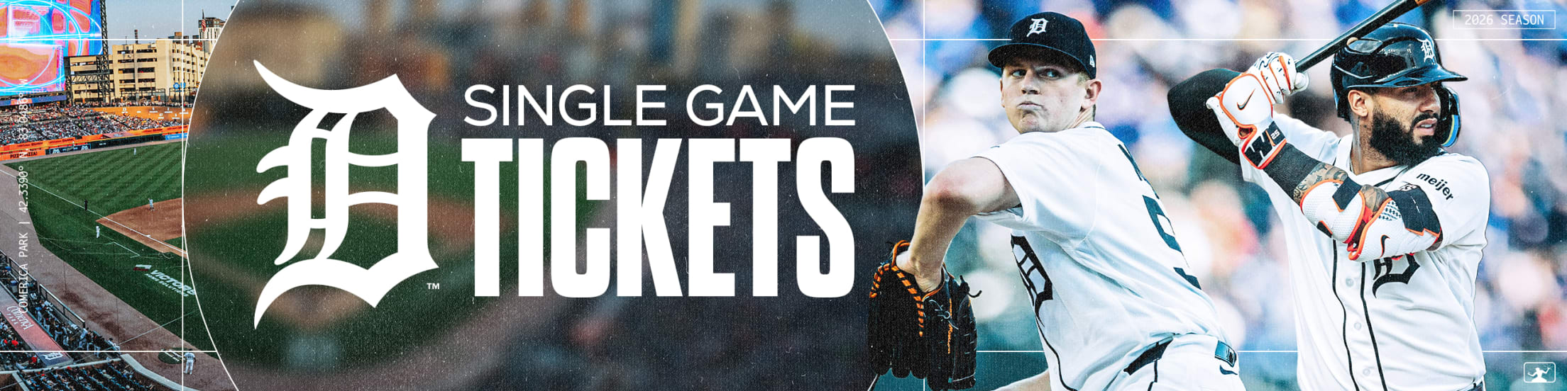 Detroit Tigers 2026 Tickets On Sale