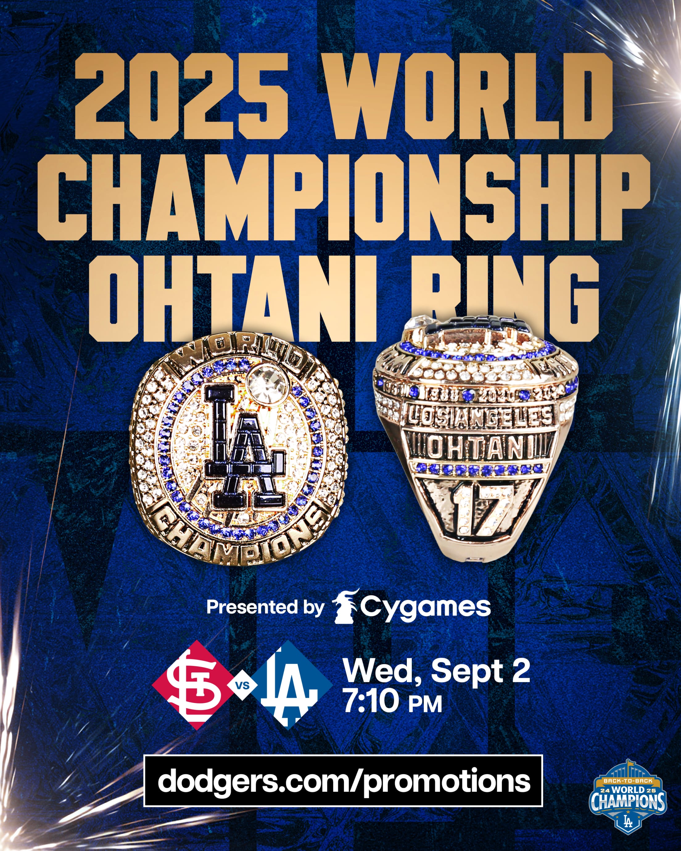 World Championship Ohtani Ring - September 2