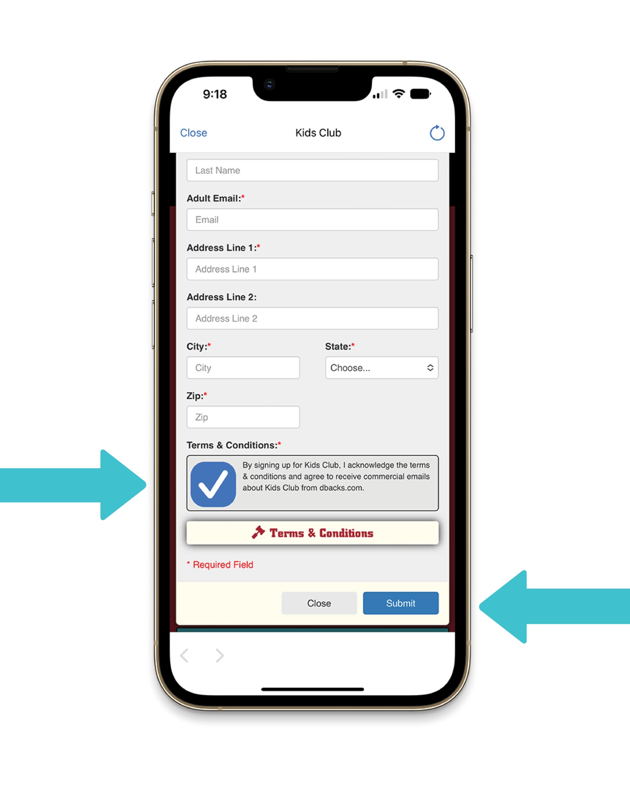 Kids Club new members sign up