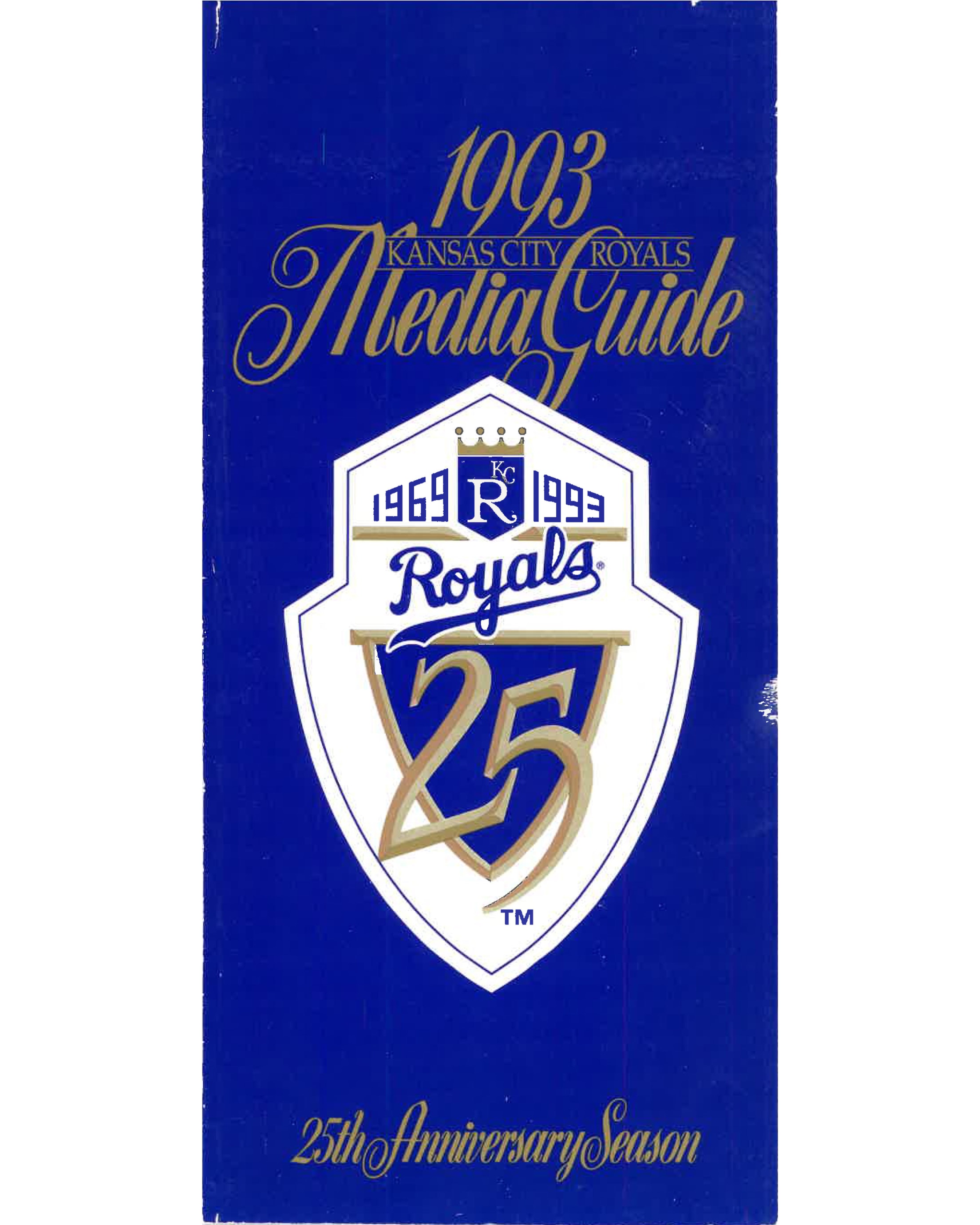 Royals 1993 Media Guide Cover