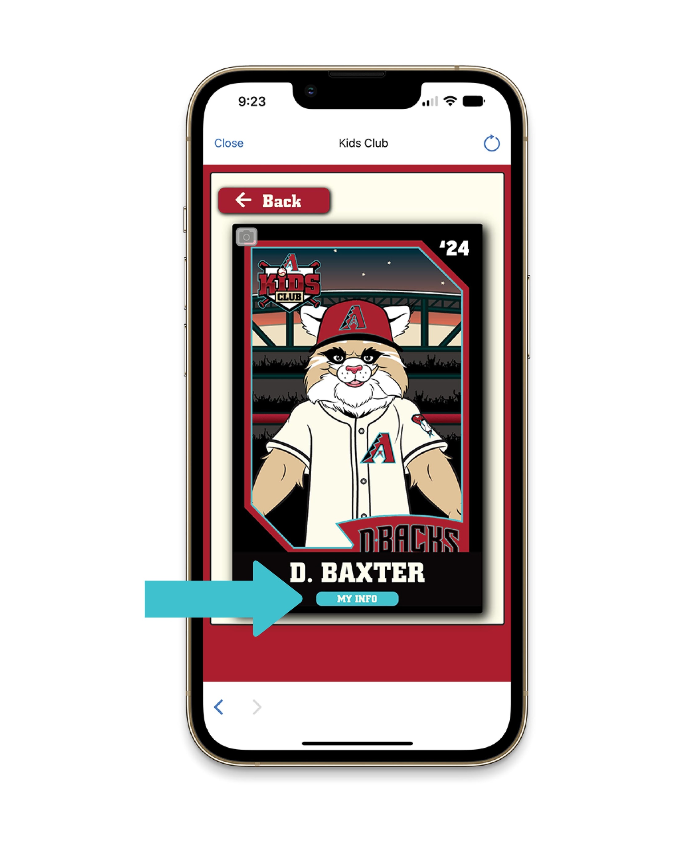 Kids Club edit kid info