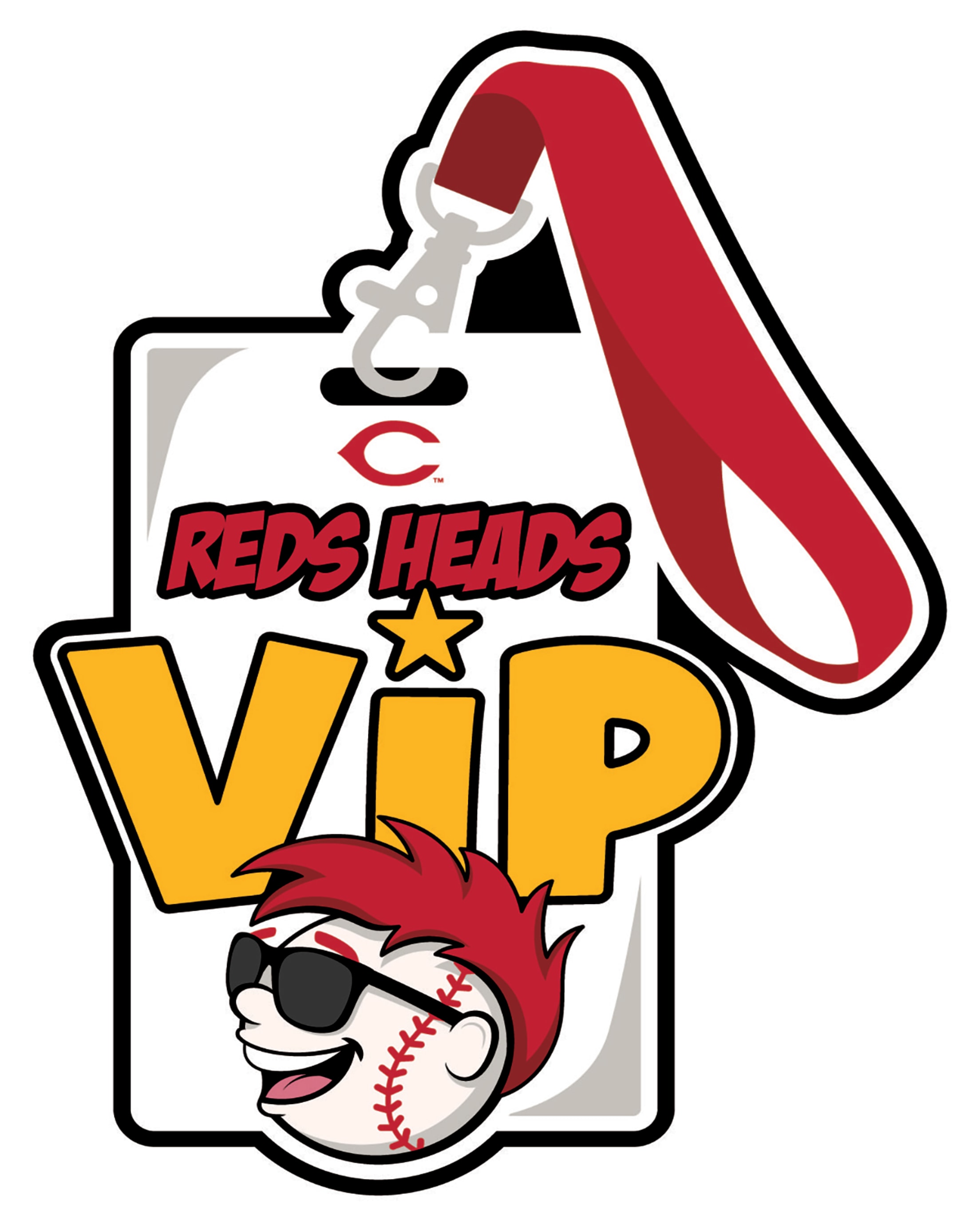 Reds Heads VIP logo.