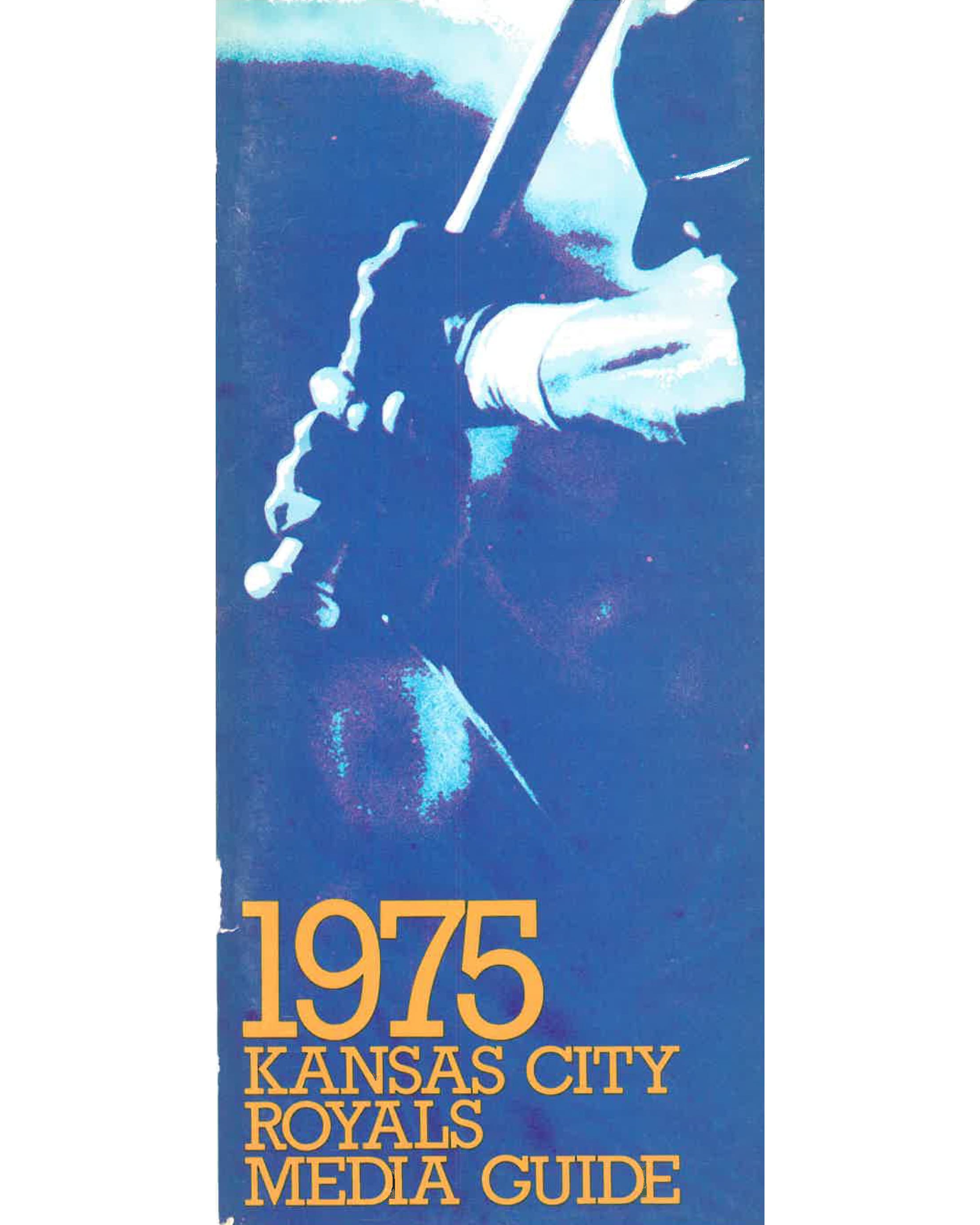 Royals 1975 Media Guide Cover