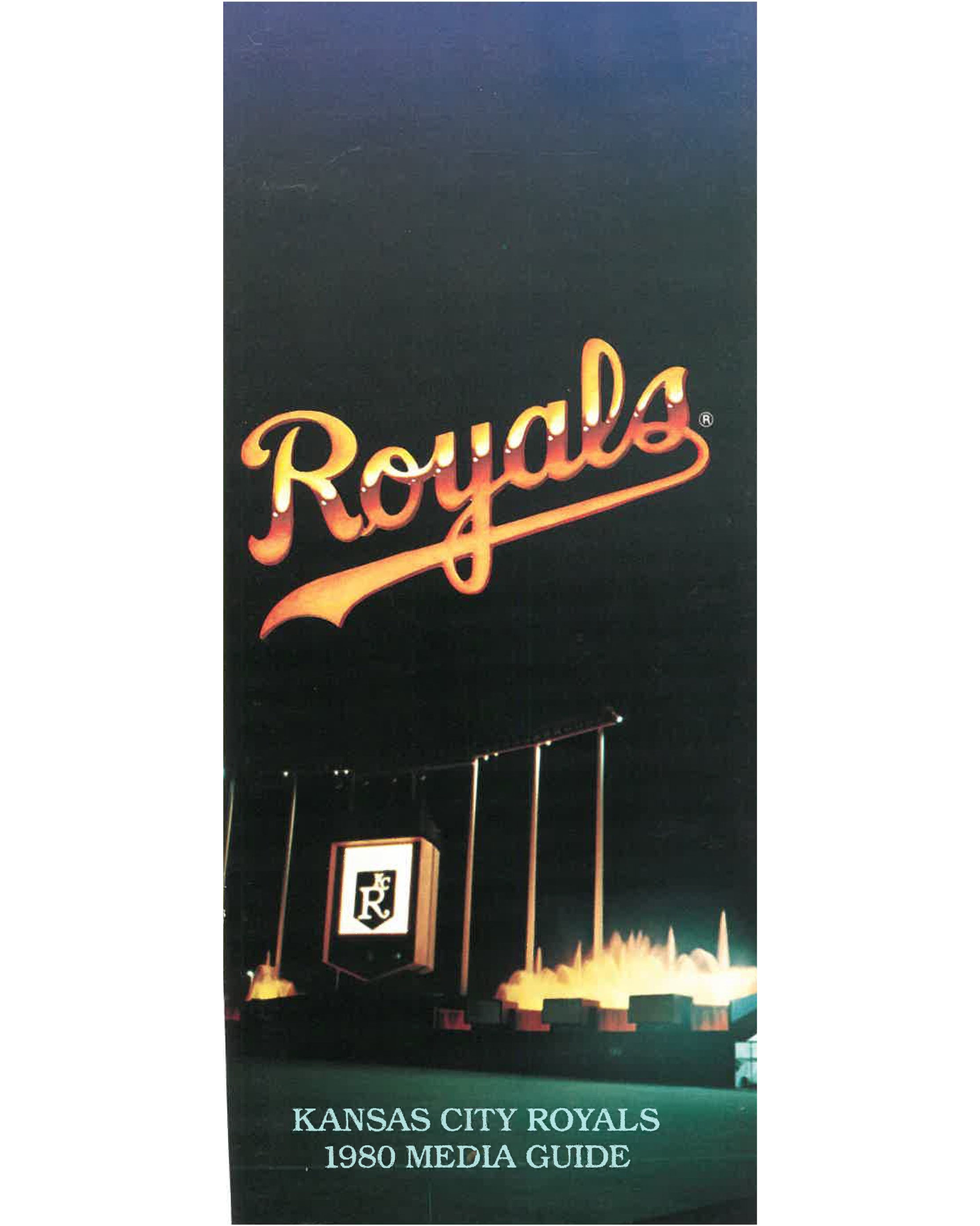 Royals 1980 Media Guide Cover