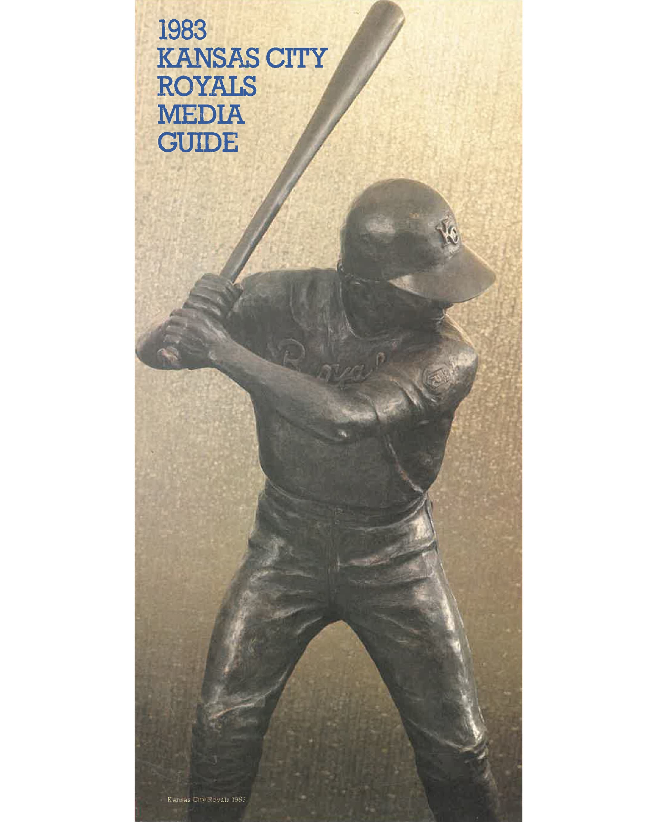 Royals 1983 Media Guide Cover