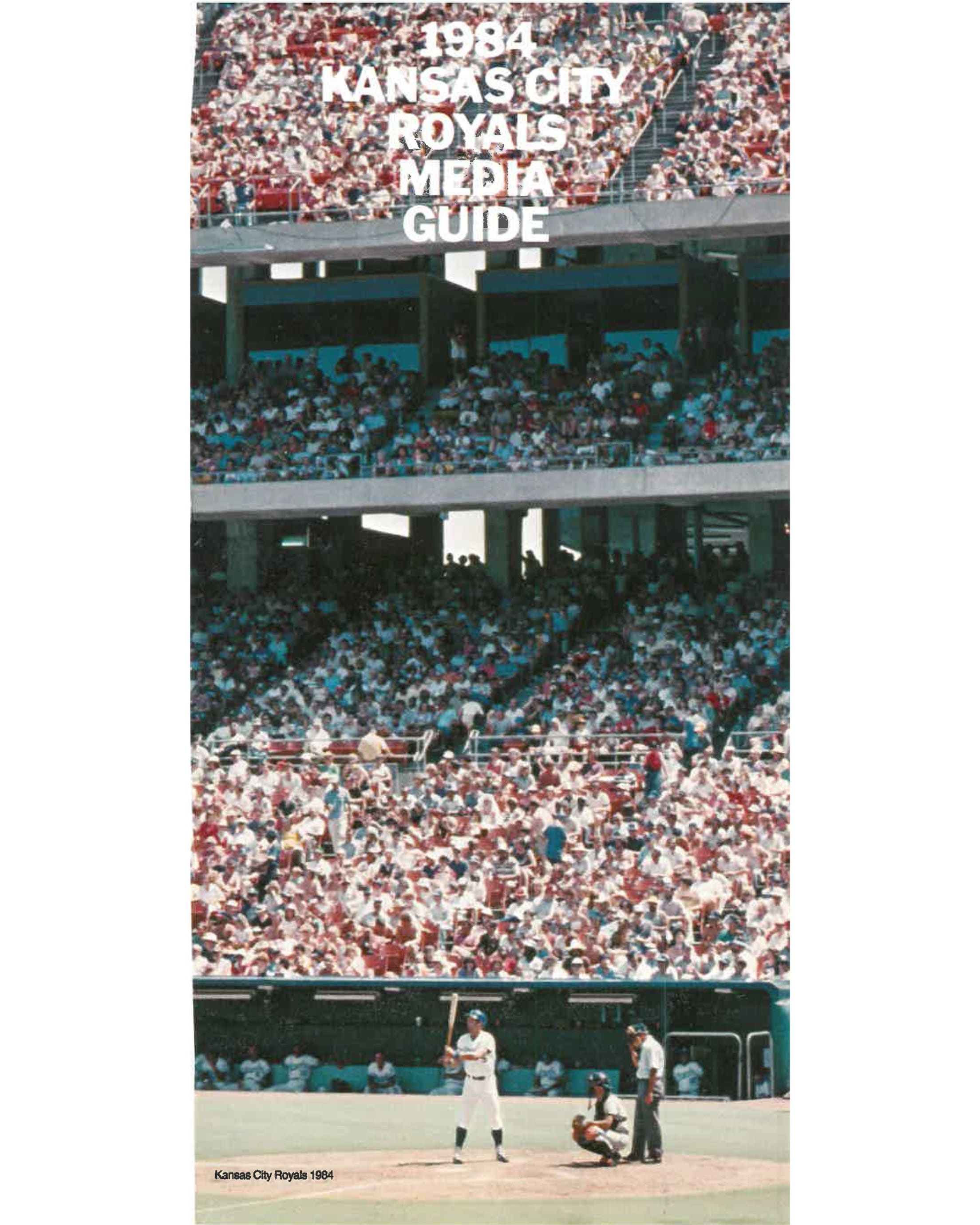 Royals 1984 Media Guide Cover