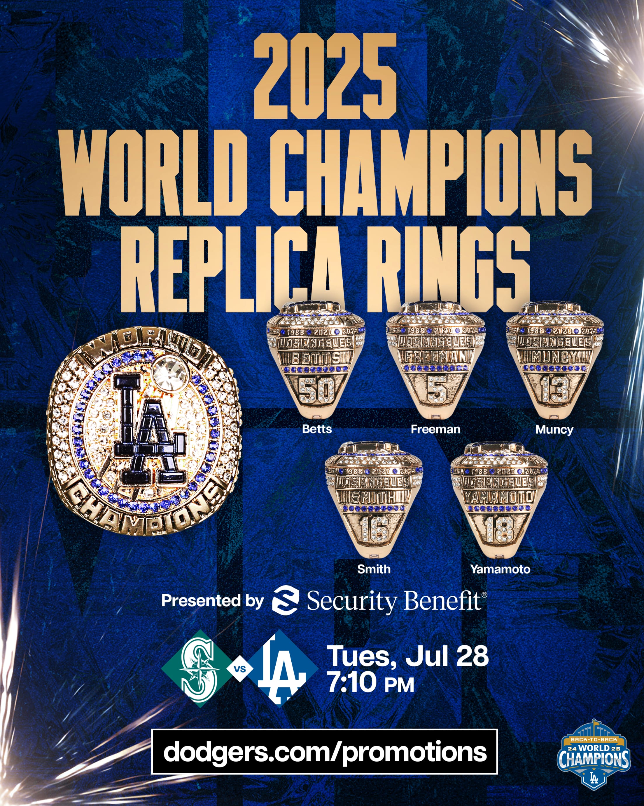 World Series Replica Rings - July 28