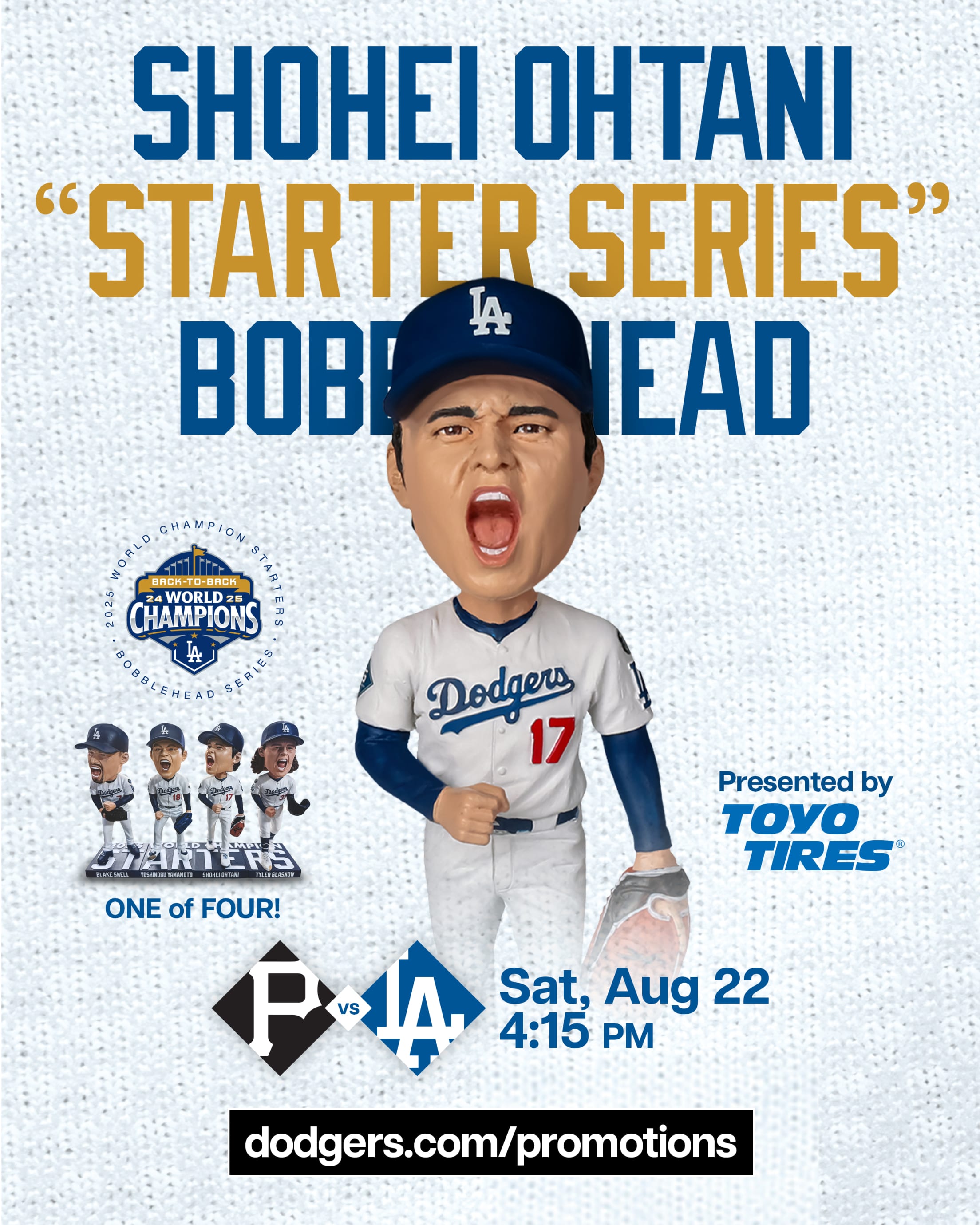 Ohtani Starter Series Bobblehead - August 22