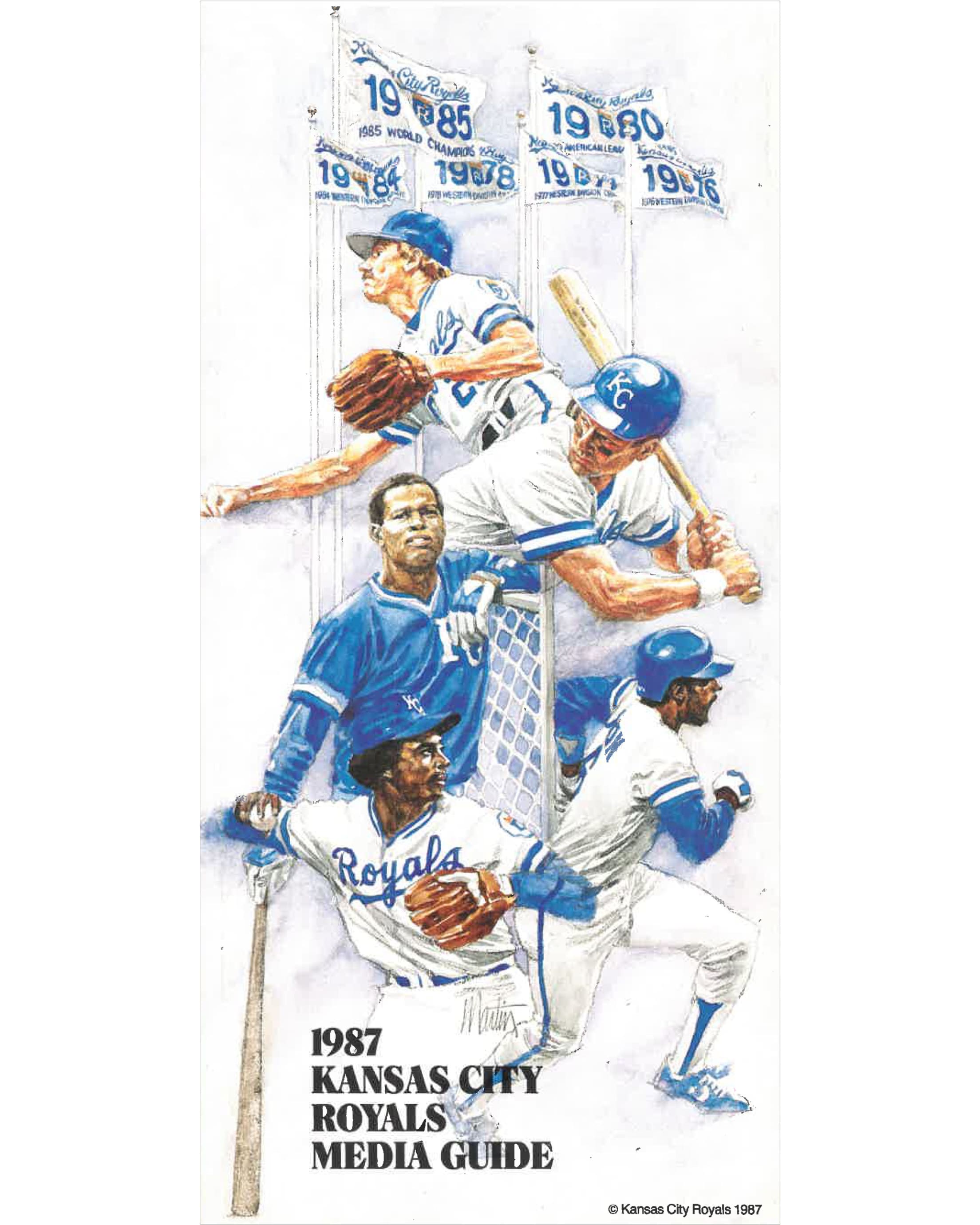 Royals 1987 Media Guide Cover