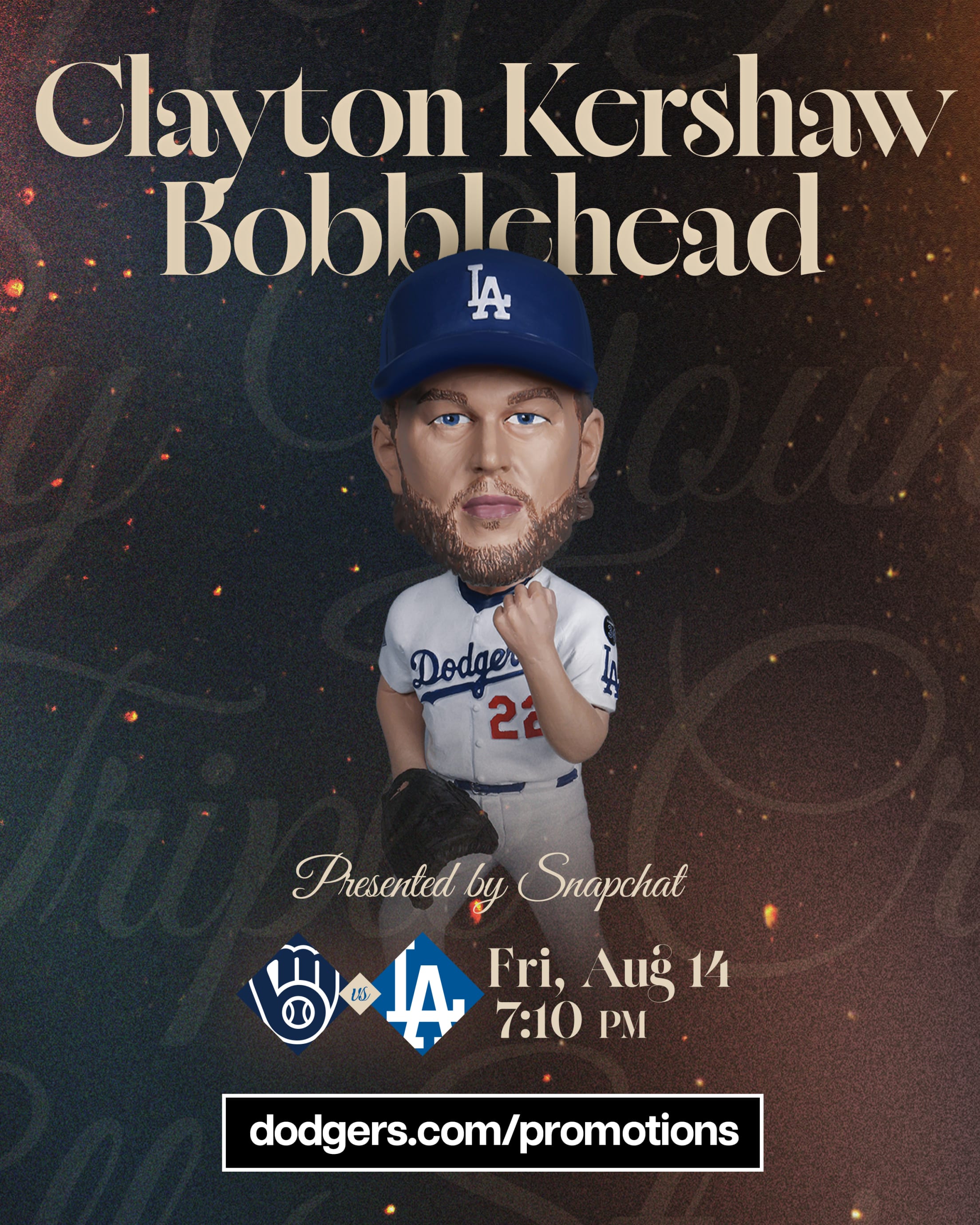 Kershaw Bobblehead - August 14