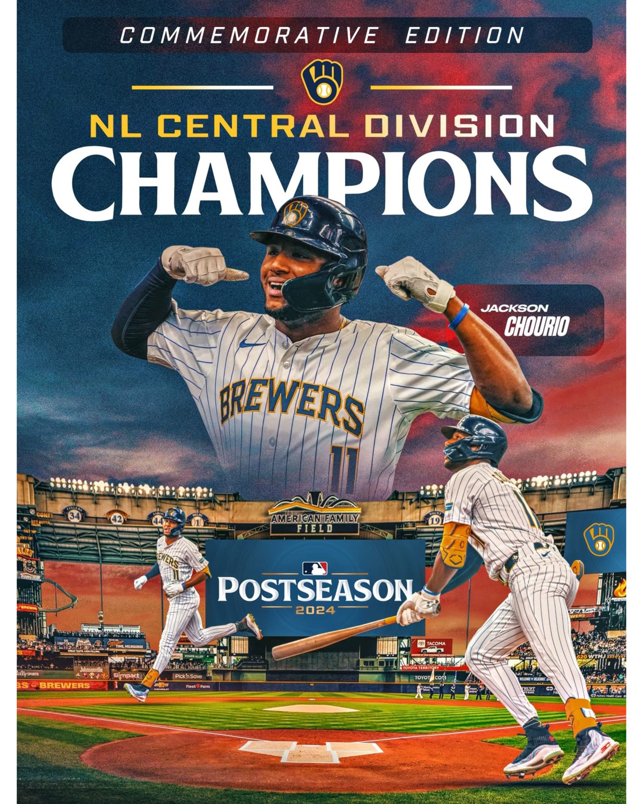 Milwaukee Brewers 2024 Postseason Program Commemorative Edition - Chourio