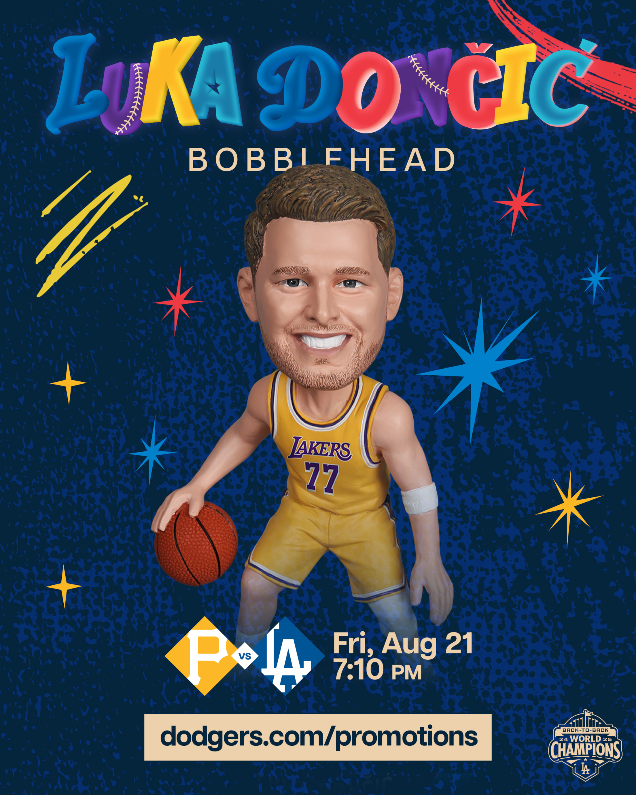 Luka Doncic Bobblehead - August 21