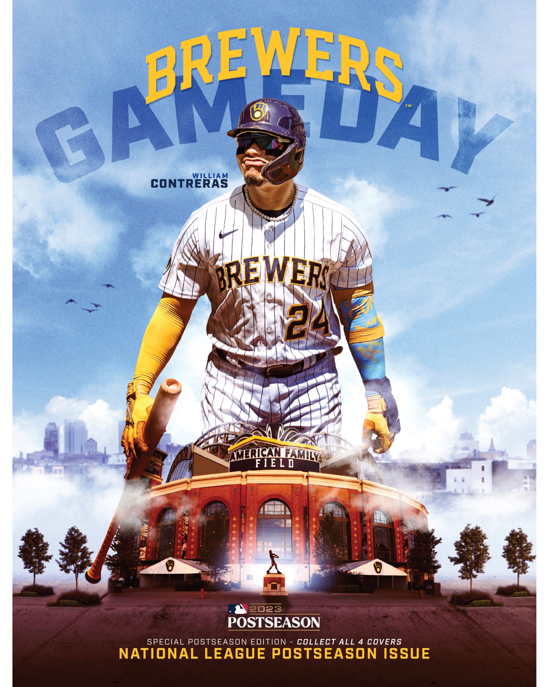 Brewers Gameday Program - 2023 Postseason - Contreras