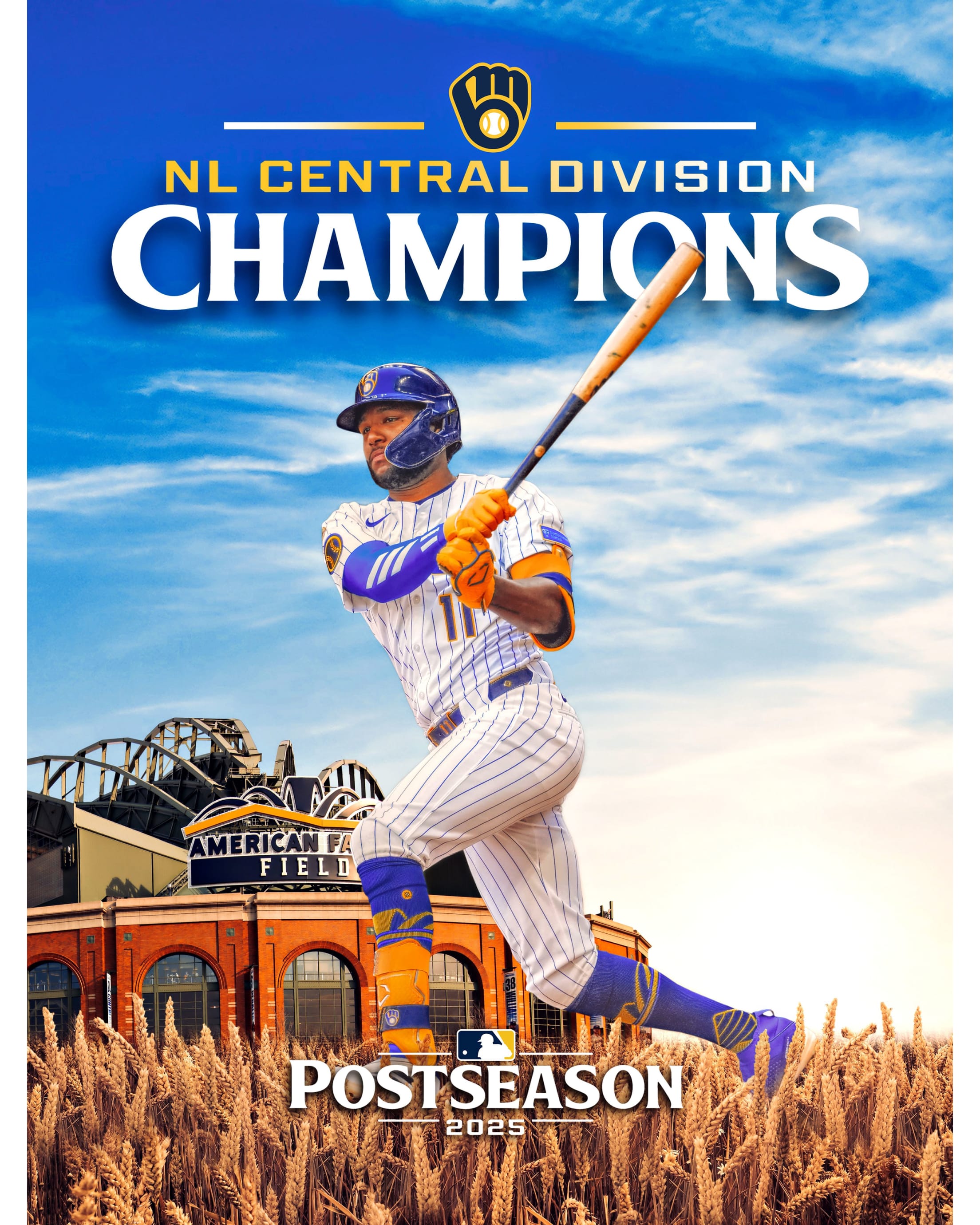 NL Central Division Champions Postseason 2025 NLDS Program Chourio Cover