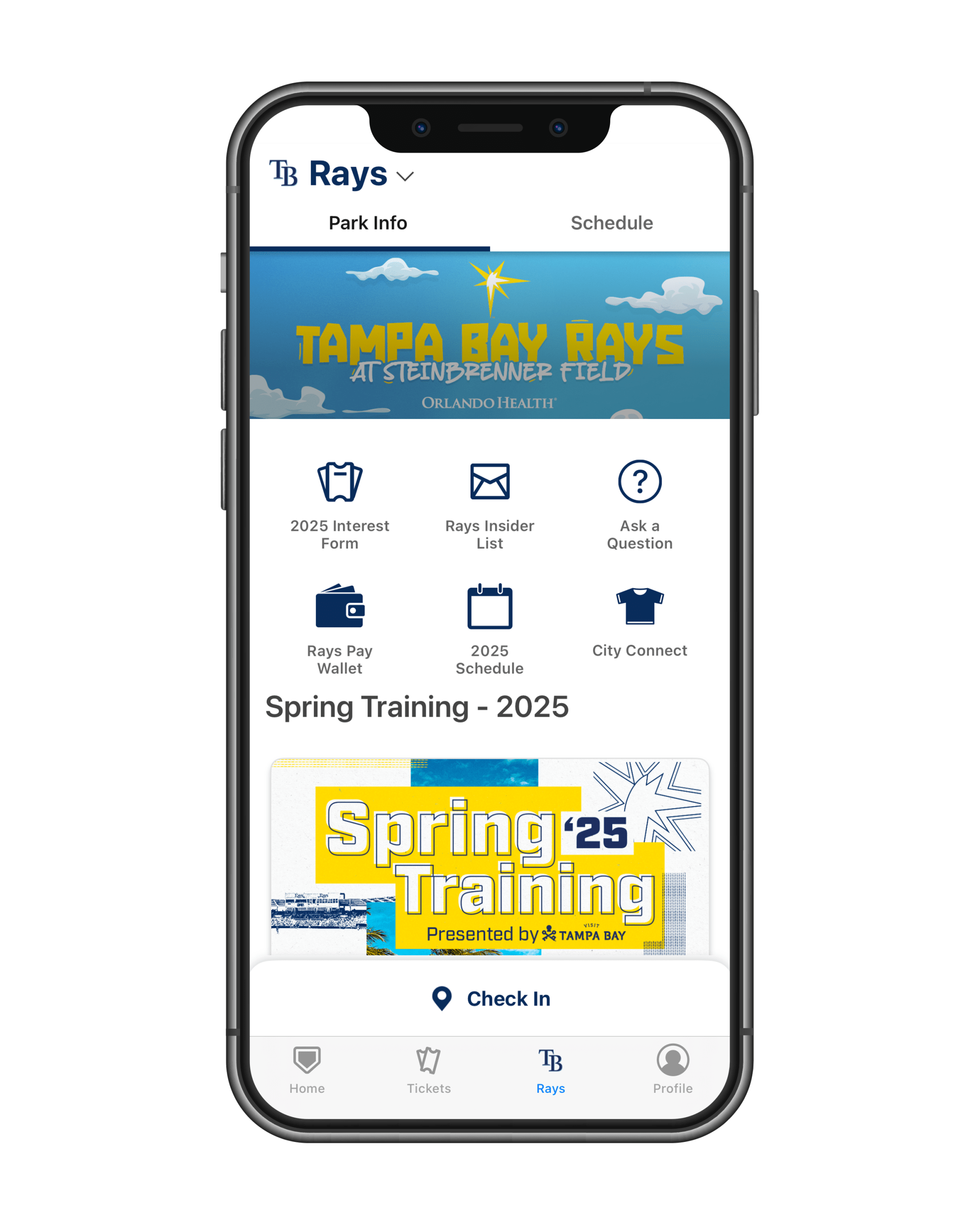 Rays Mobile Tickets