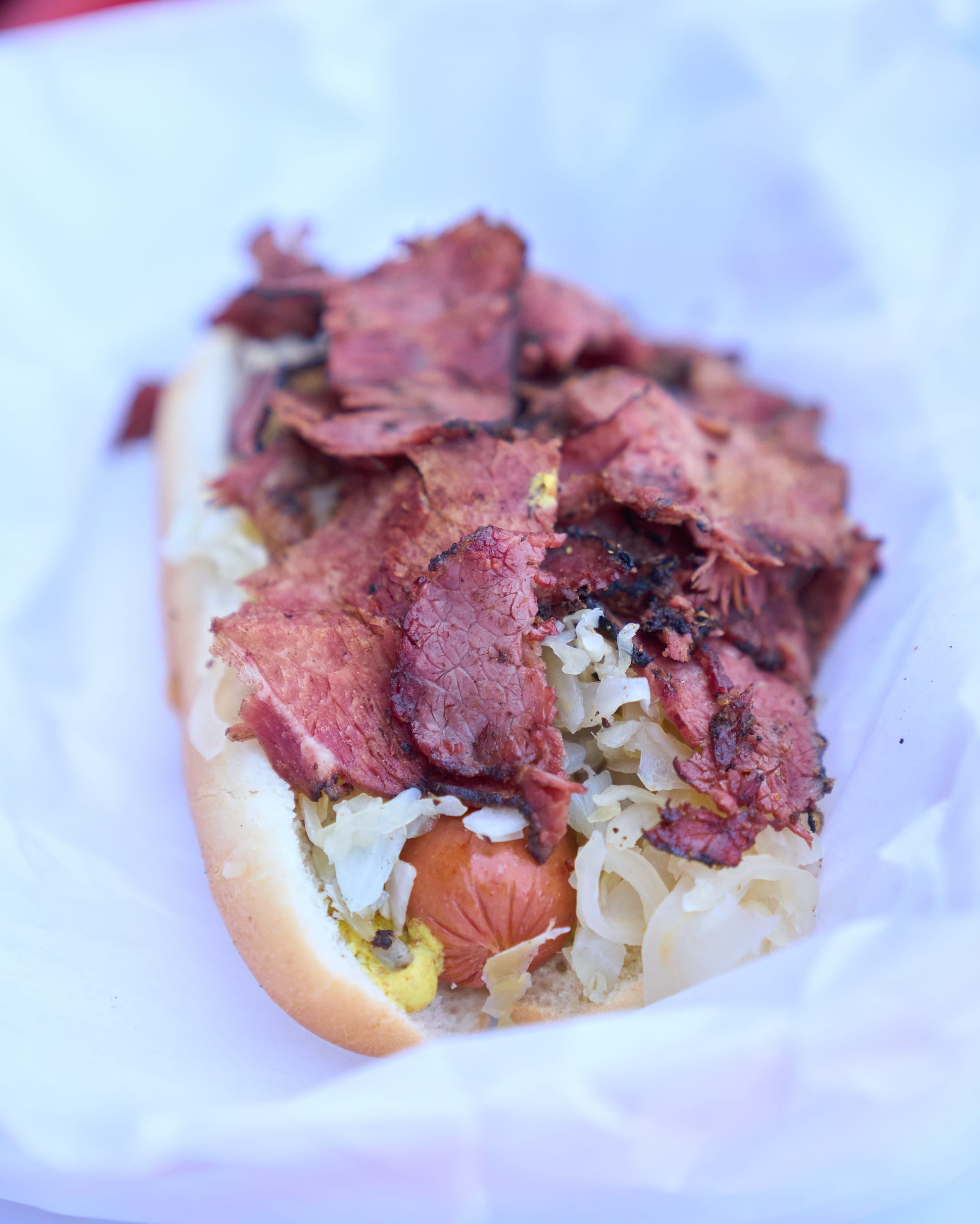 Kohn's Pastrami Dog