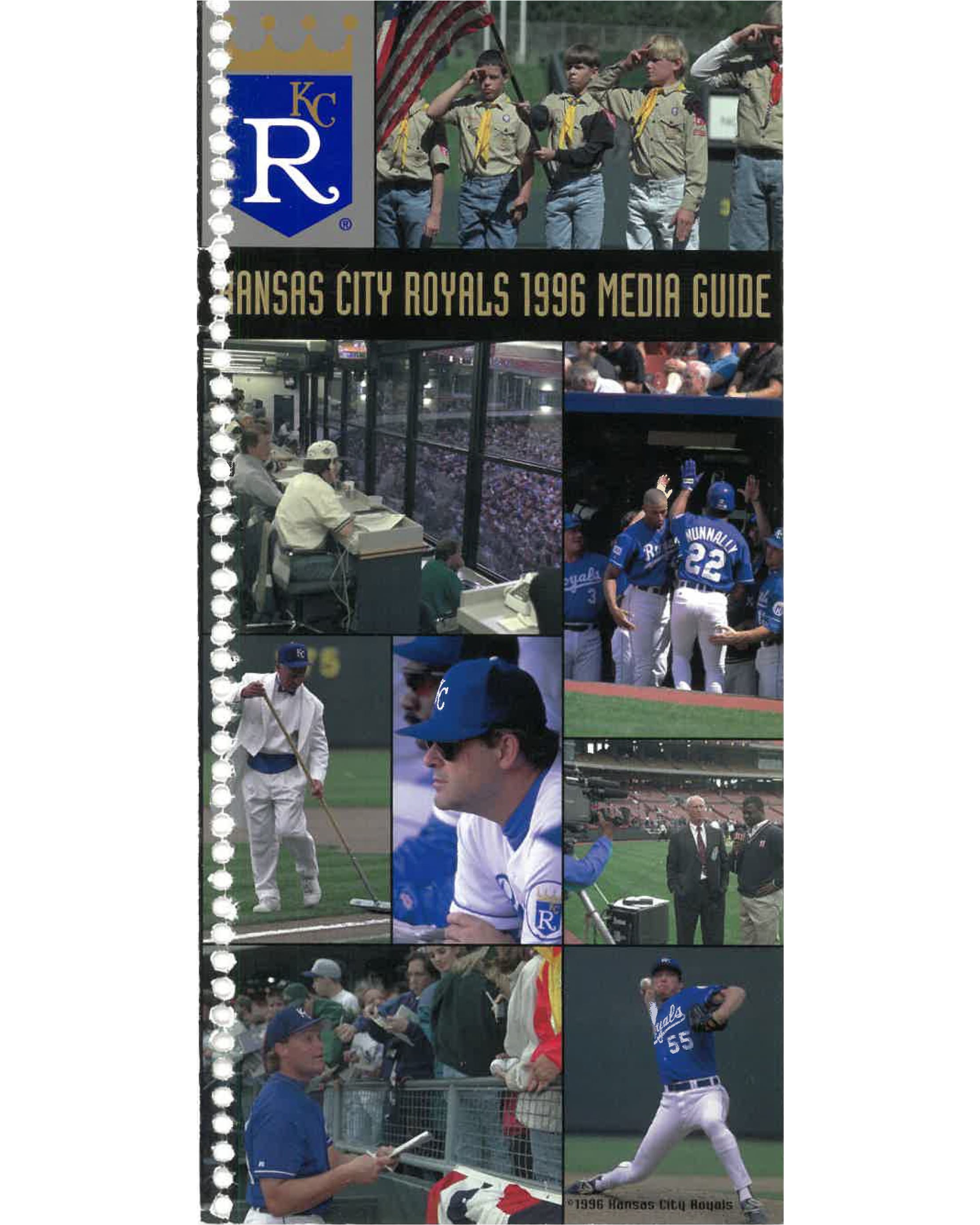 Royals 1996 Media Guide Cover