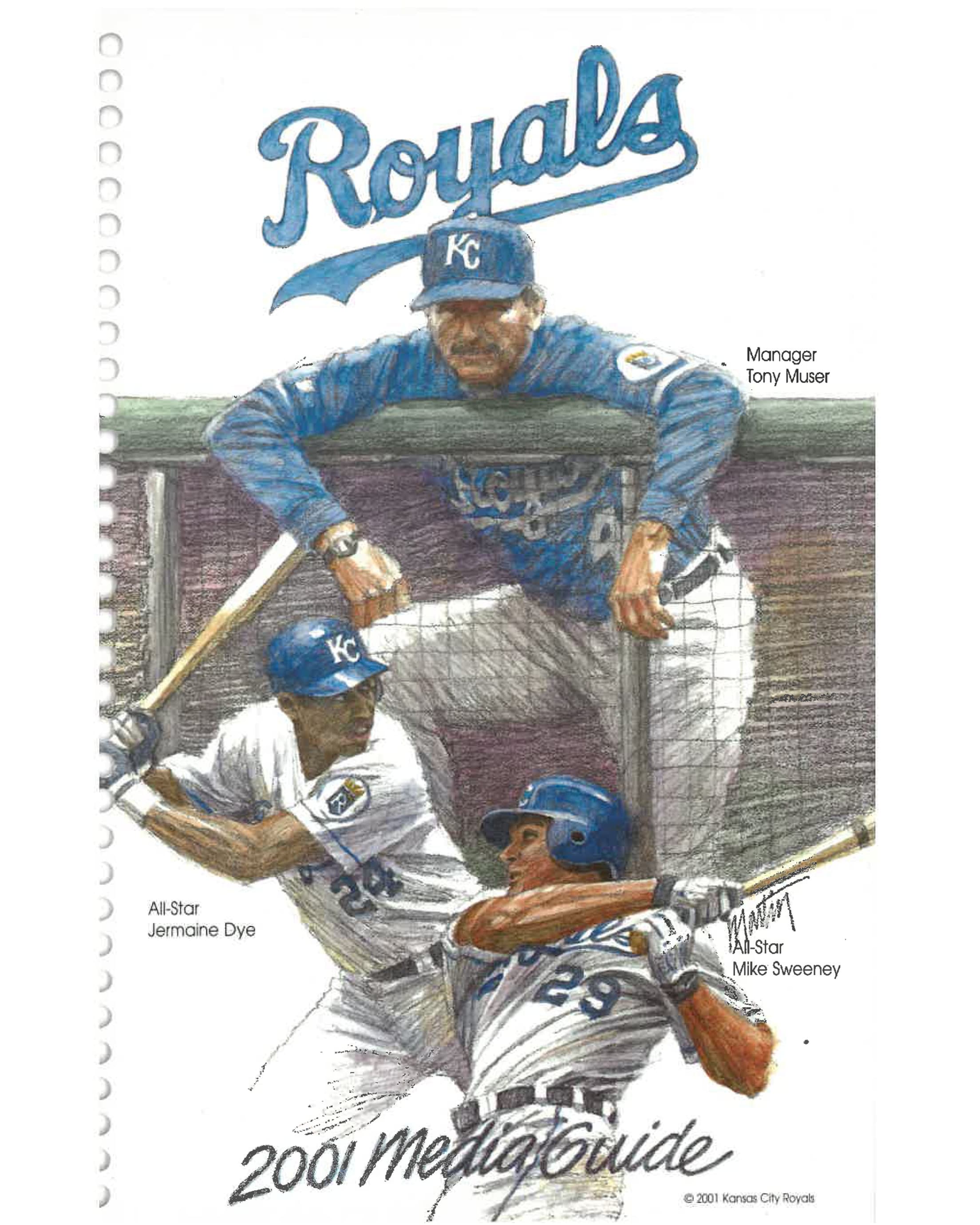 Royals 2001 Media Guide Cover