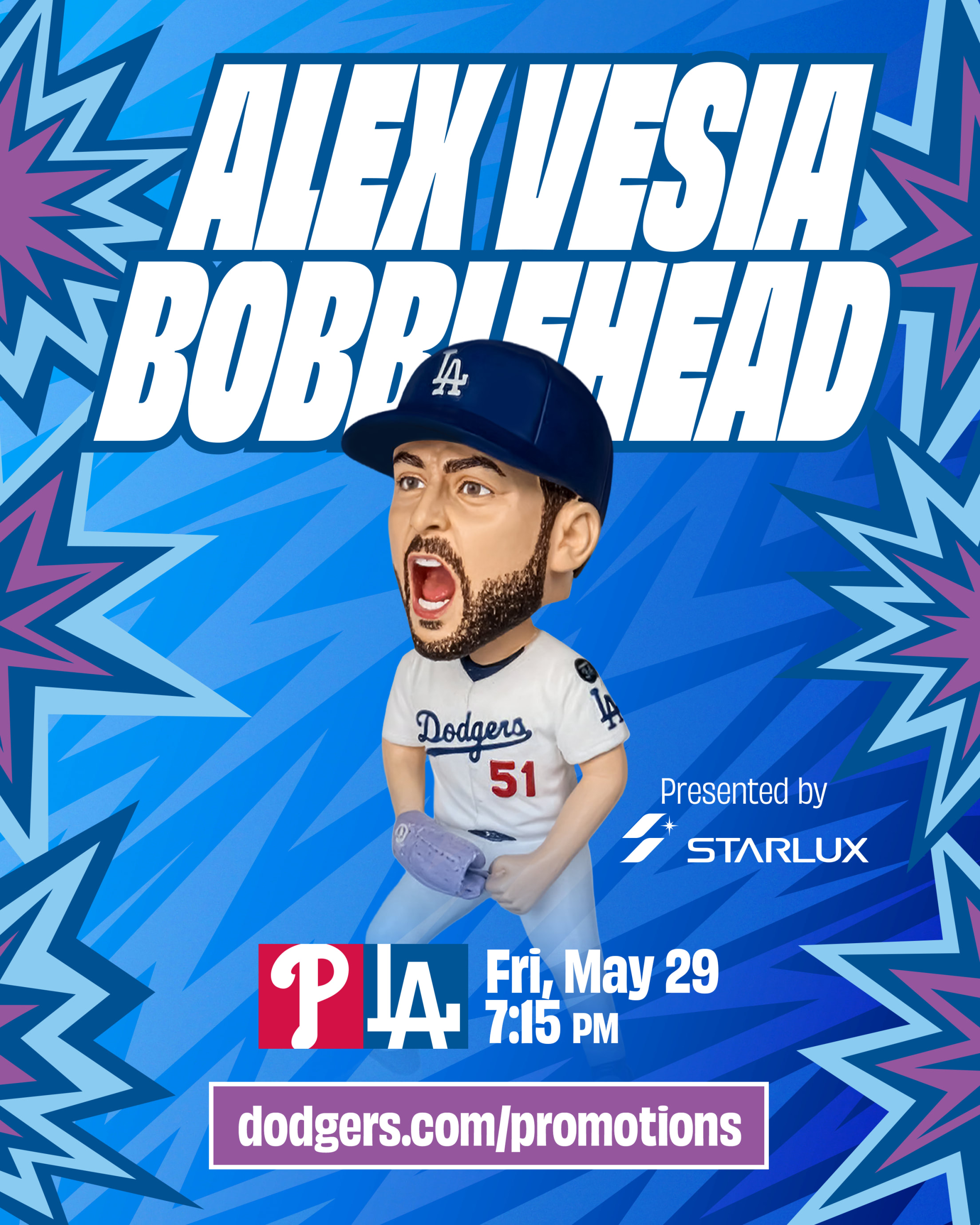 Alex Vesia Bobblehead - May 29