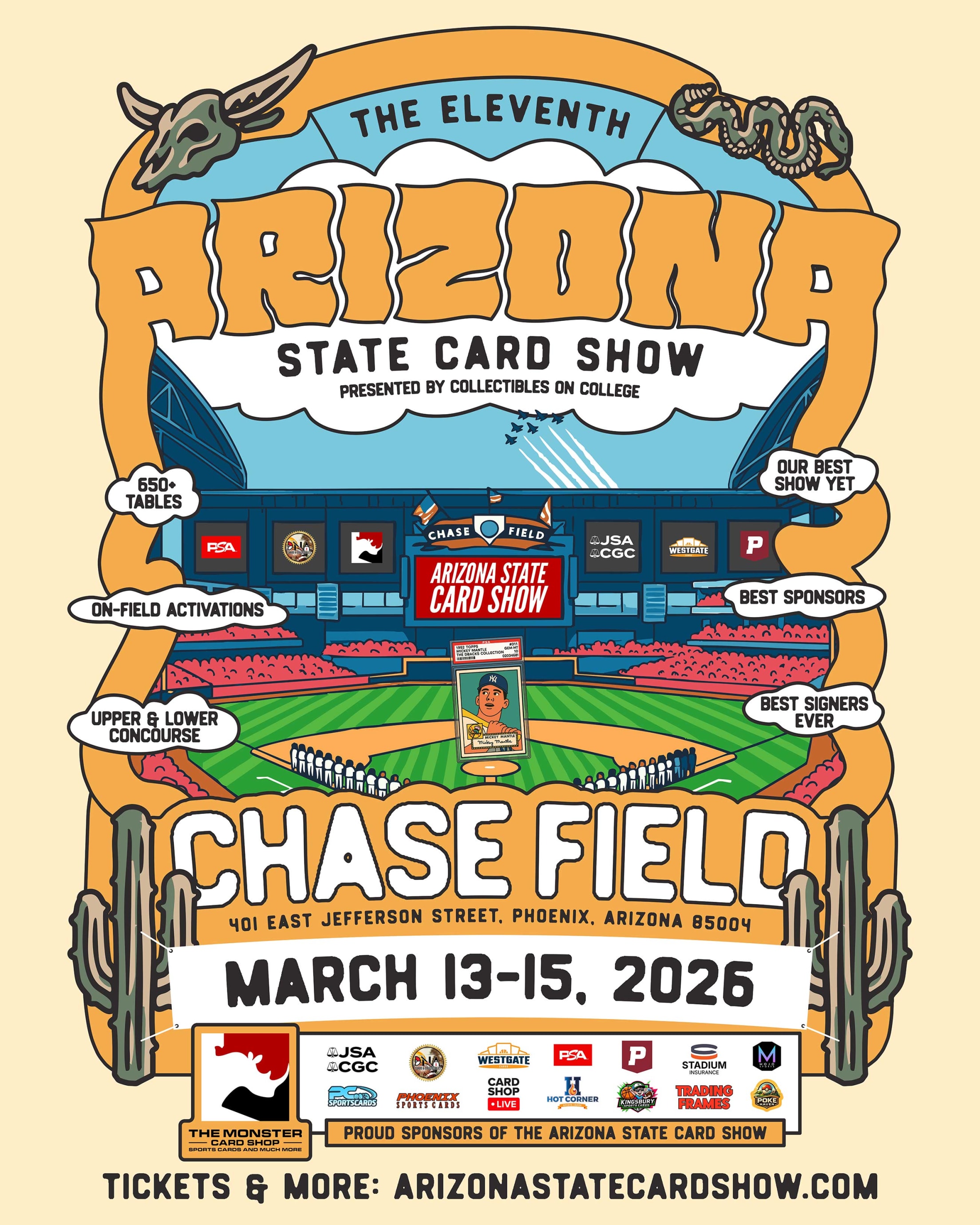 Arizona State Card Show March 13-15, 2026