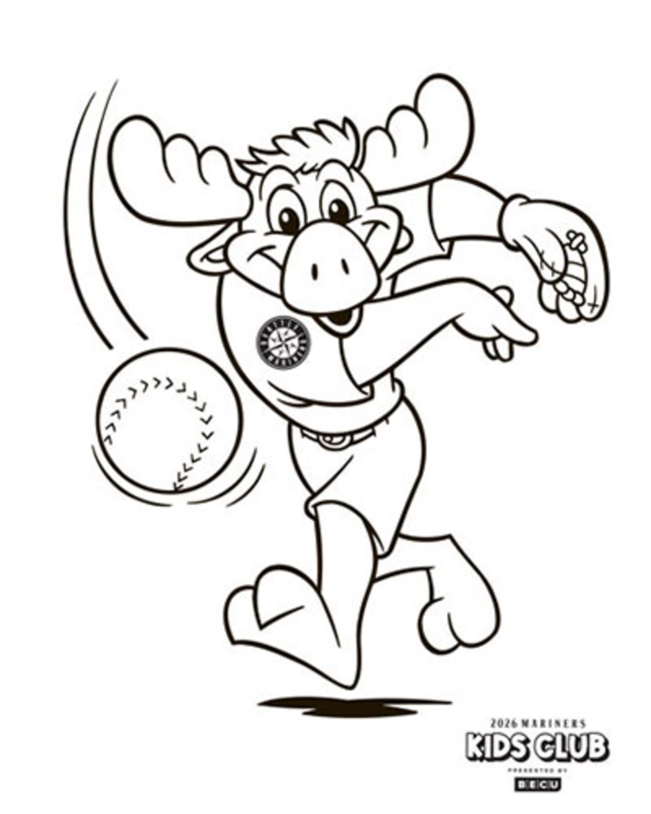 Seattle Mariners Moos making a play