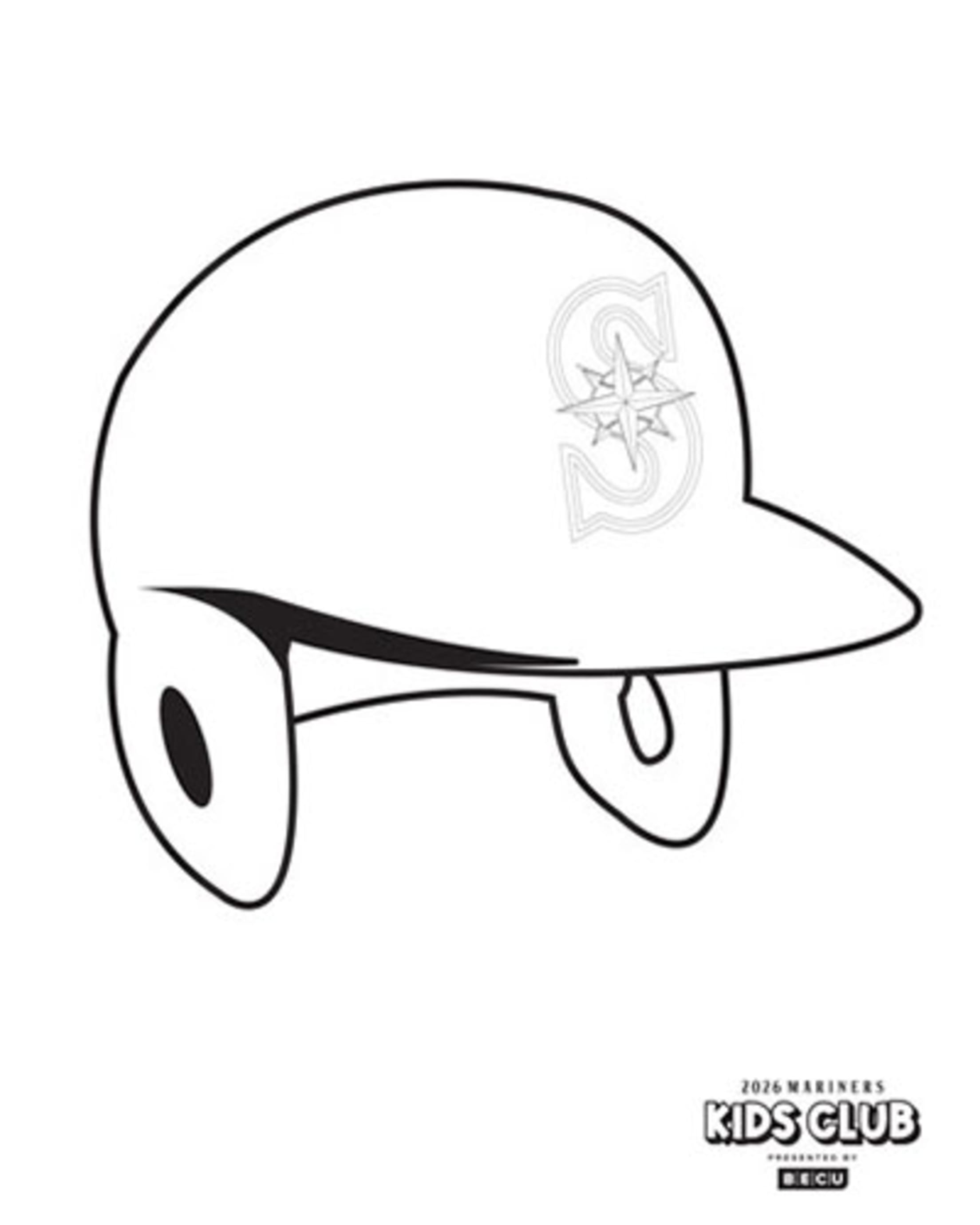 Seattle Mariners batting helmet