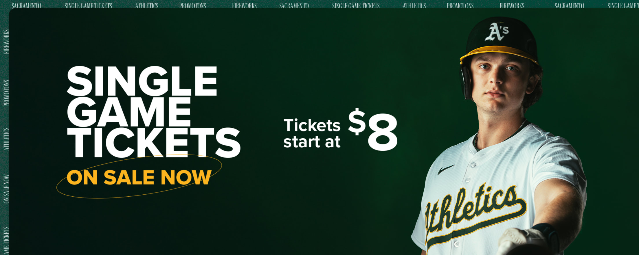 2026 Single Game Tickets On Sale Now