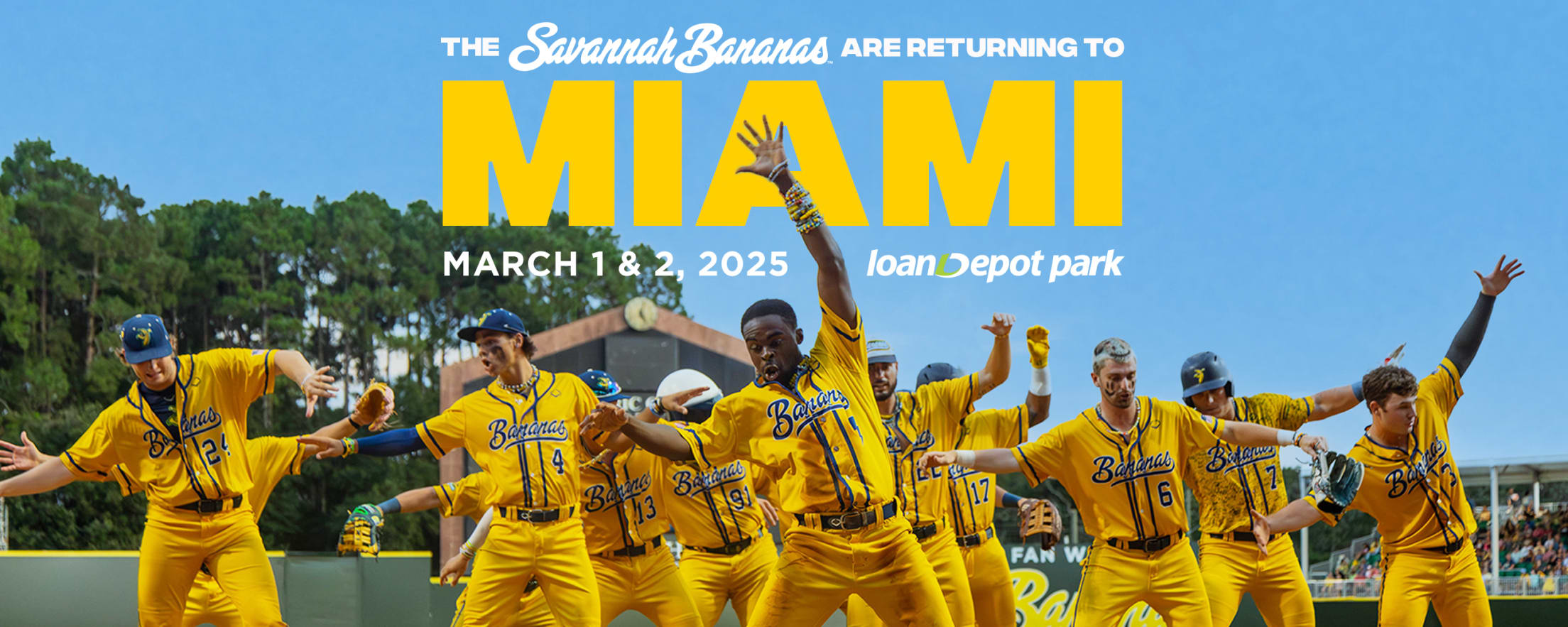 Savannah Bananas - March, 1 & 2, 2025 @ loanDepot park