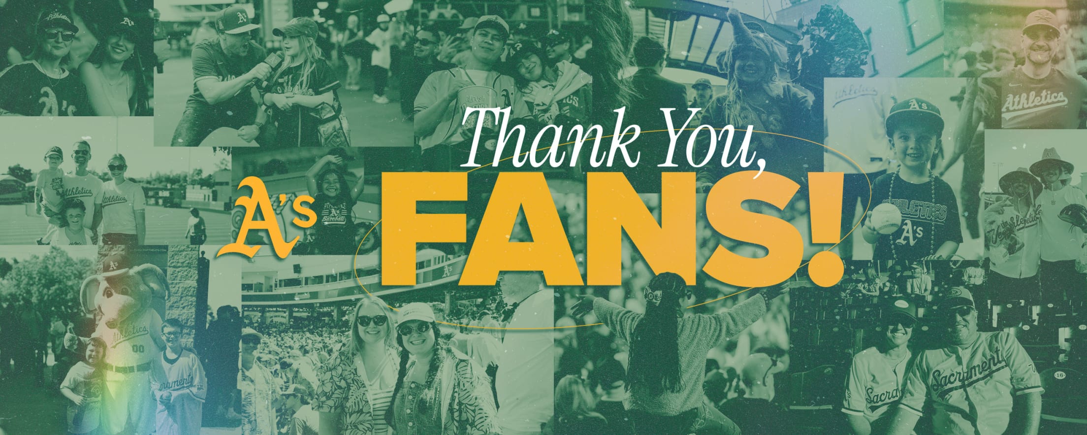 Thank You A's Fans!