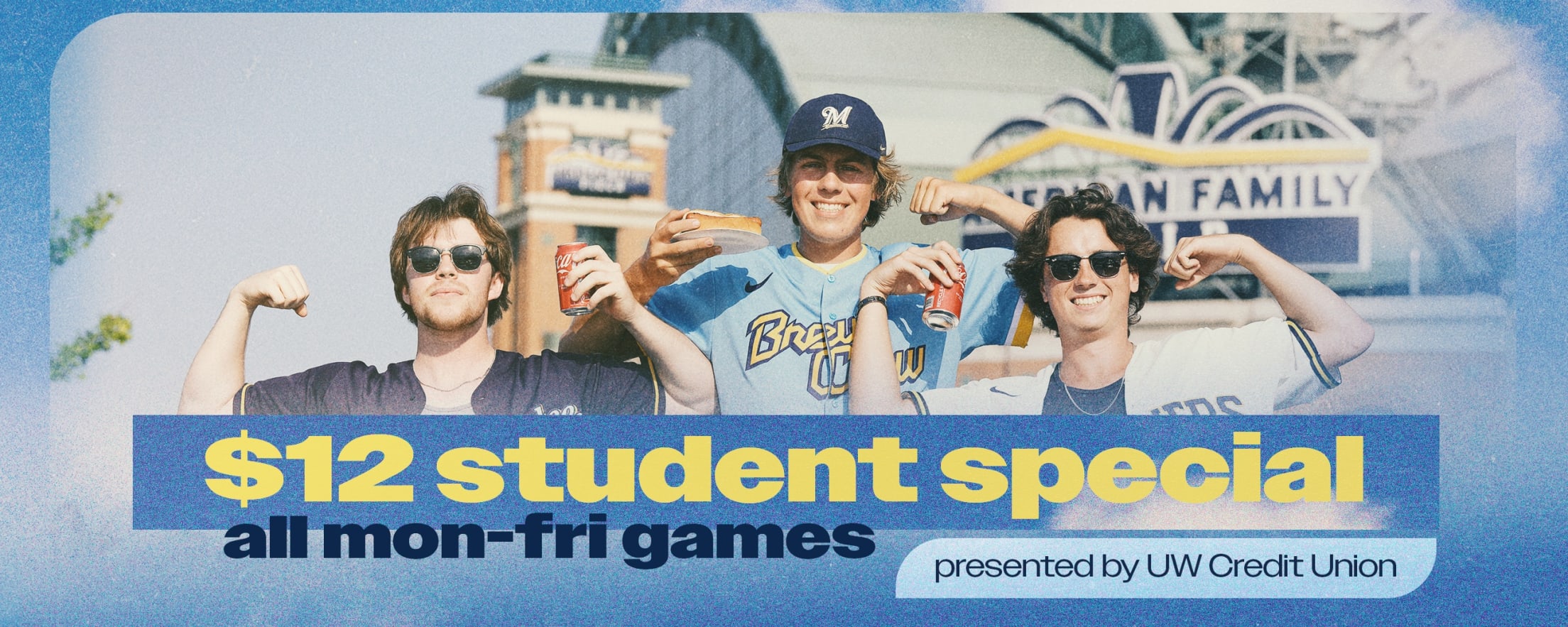 $12 Student Special -- All Mon-Fri Games, presented by UW Credit Union