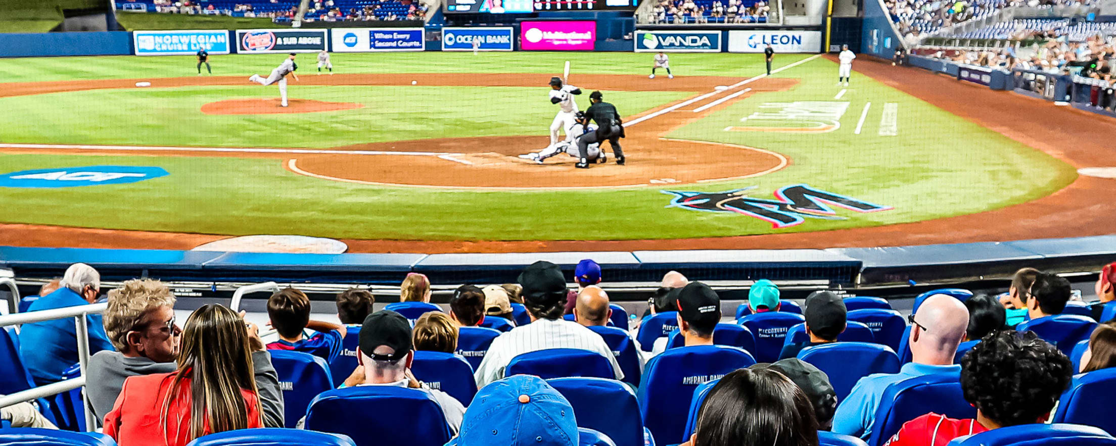 Premium seating location at loanDepot park