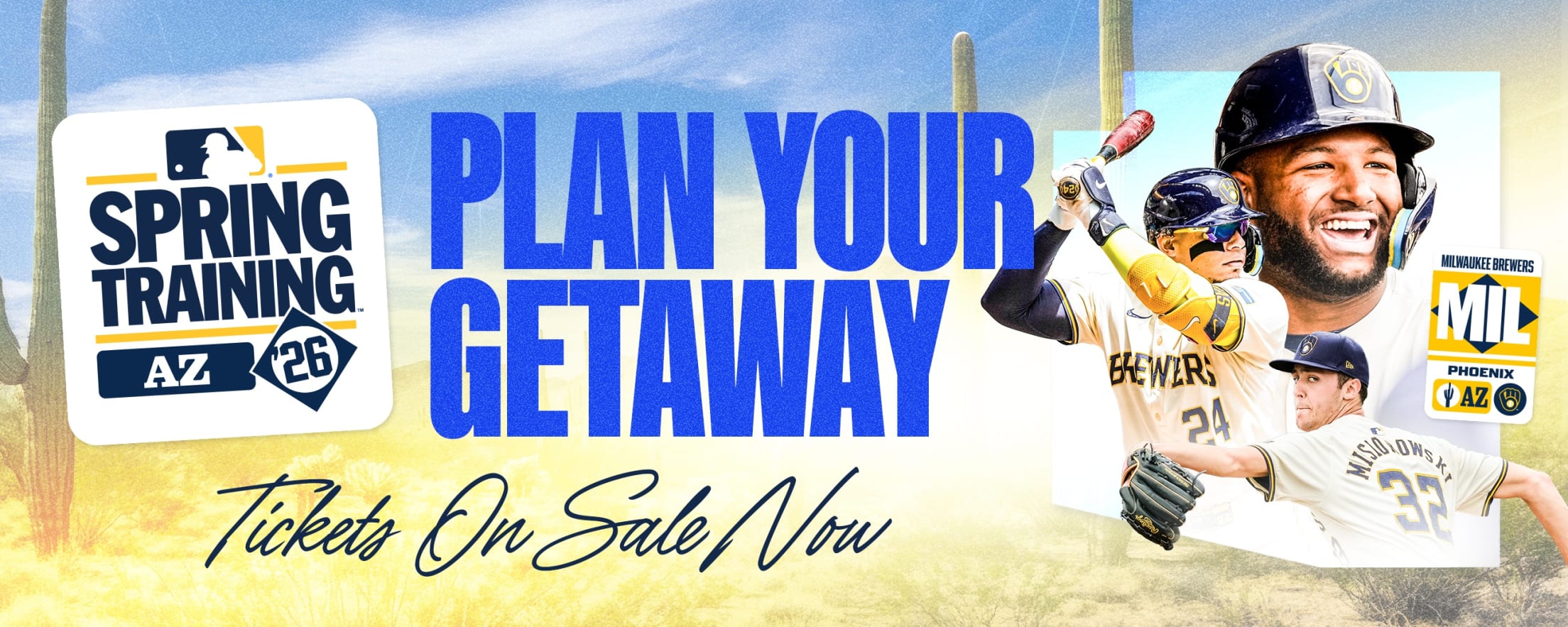 Brewers Spring Training 2026 Plan Your Getaway Tickets On Sale Now