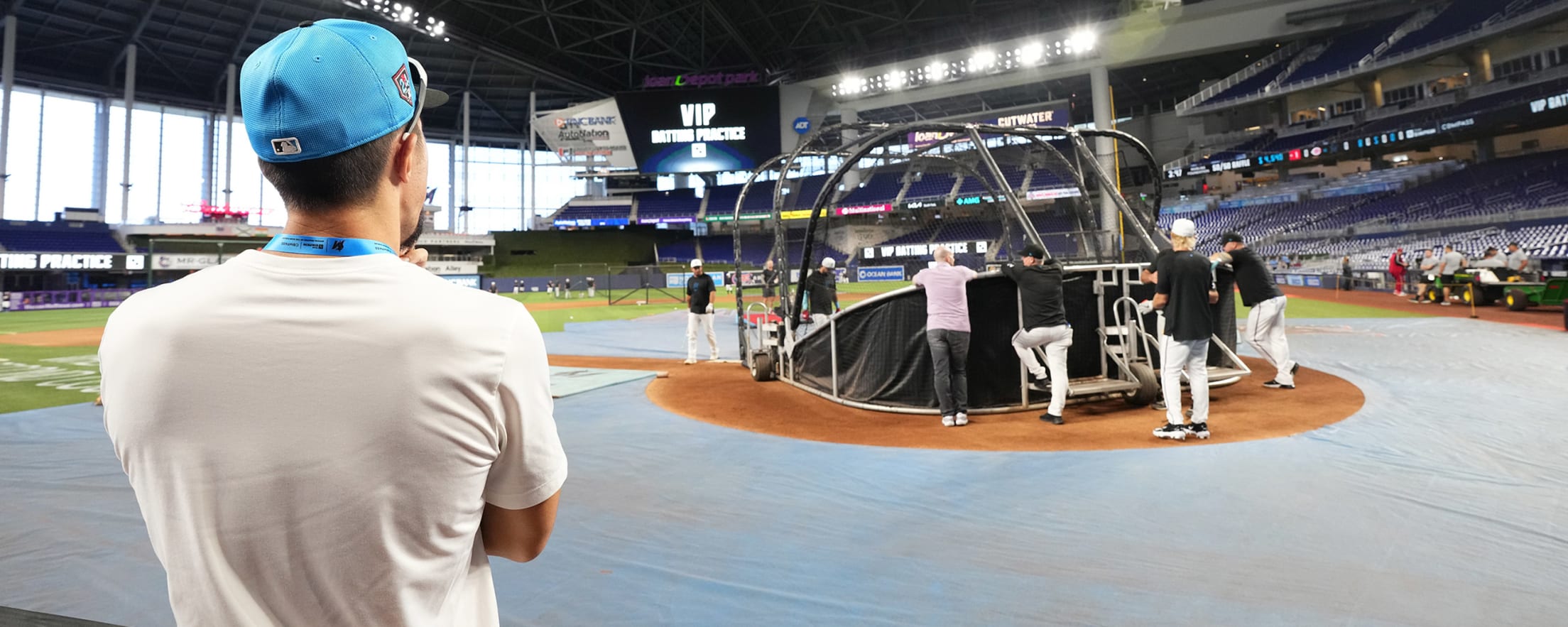 VIP pregame tour at loanDepot park