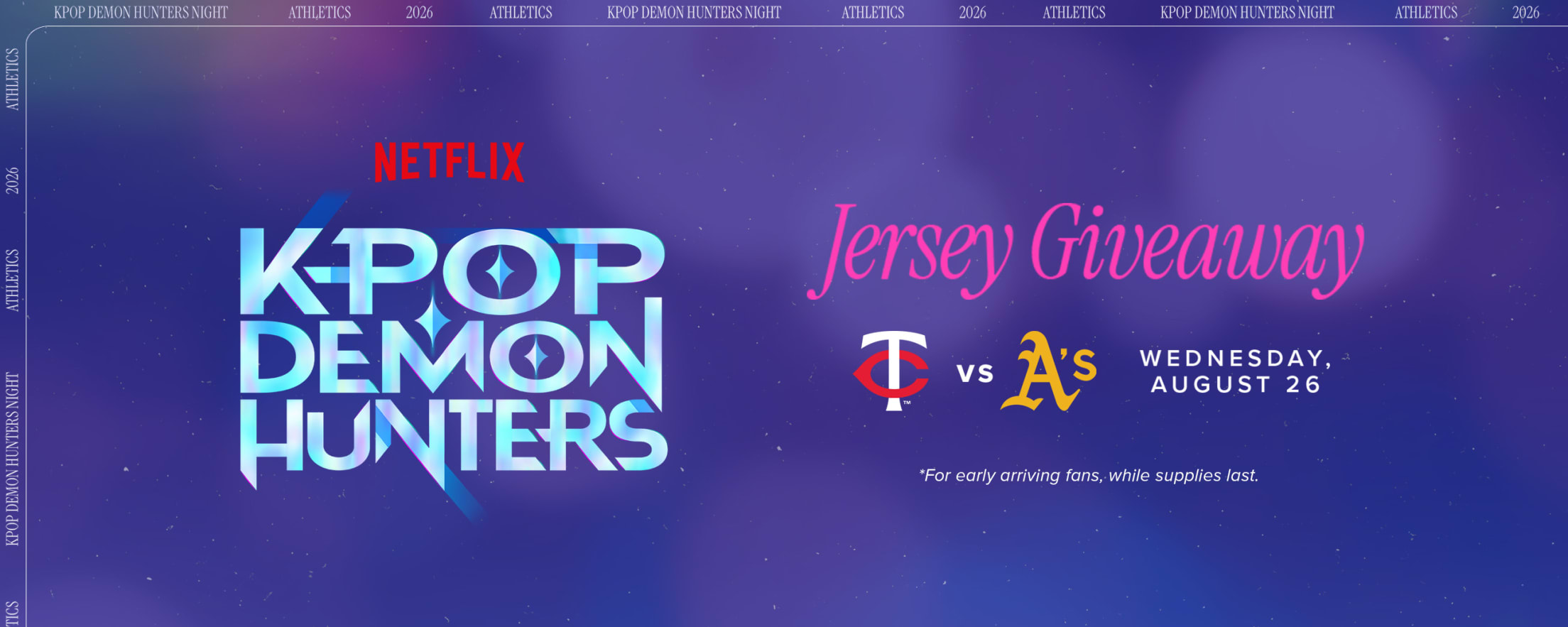 Kpop Demon Hunters Night - August 26