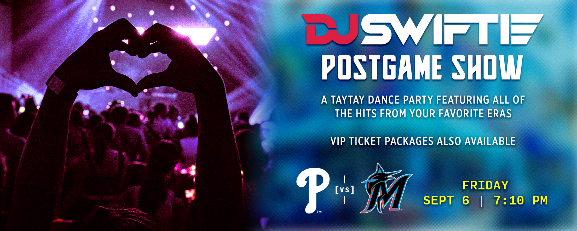 DJ Swiftie Postgame Show - Friday, September 6 @ 7:10PM