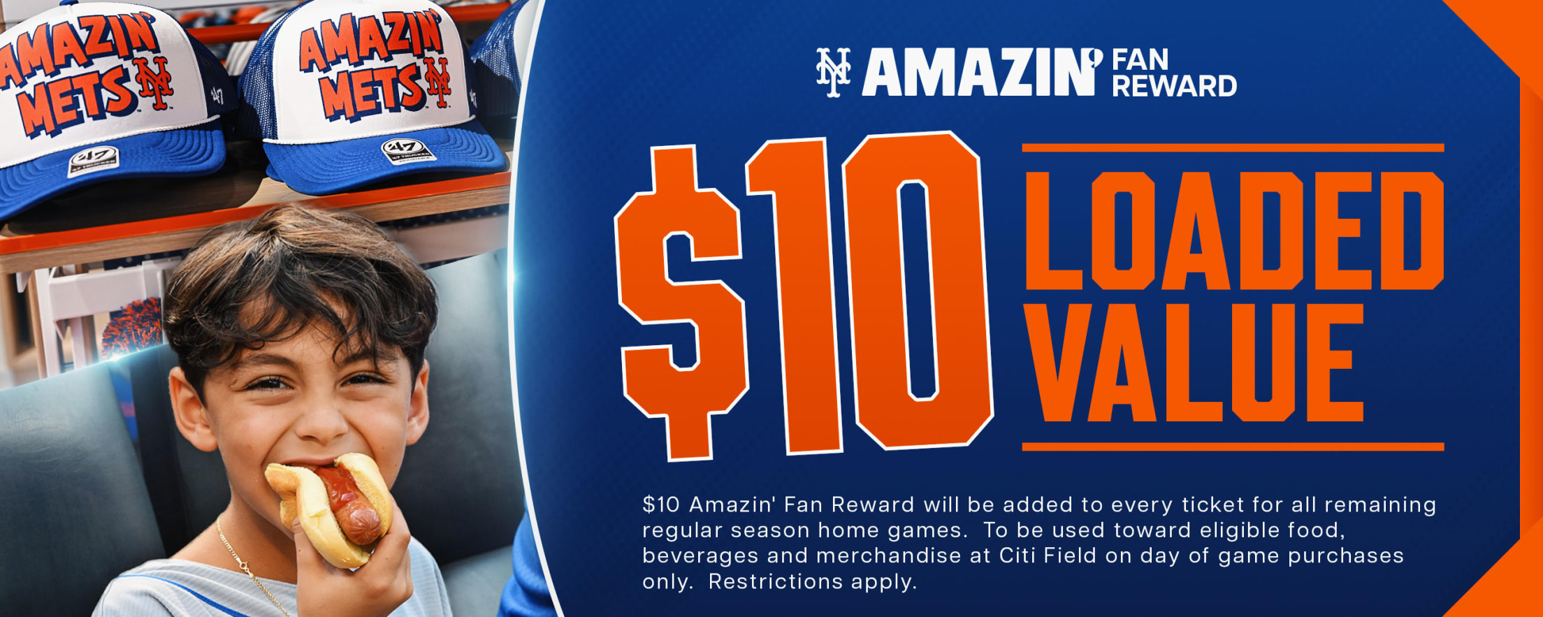 Amazin' Fan Reward $10 Loaded Value