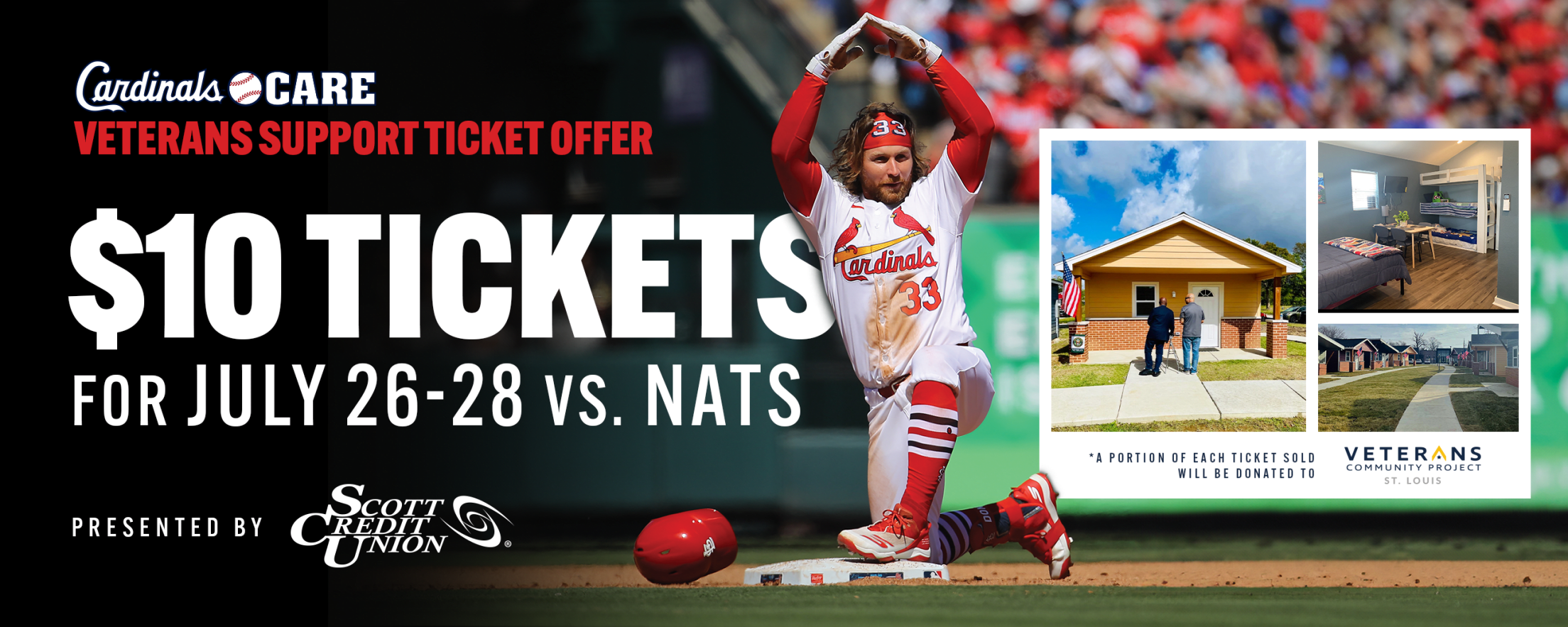 Veterans Support Ticket Offer