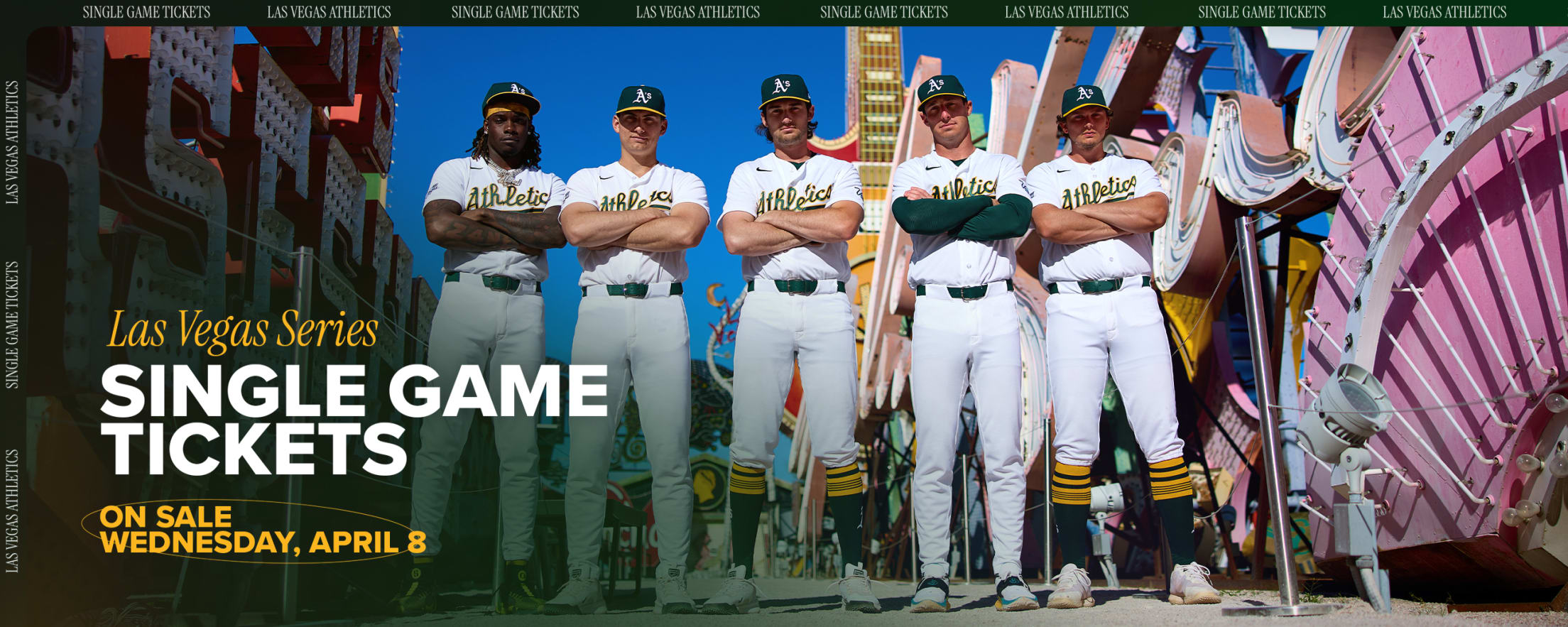 Las Vegas Series: Single Game Tickets - On Sale April 8