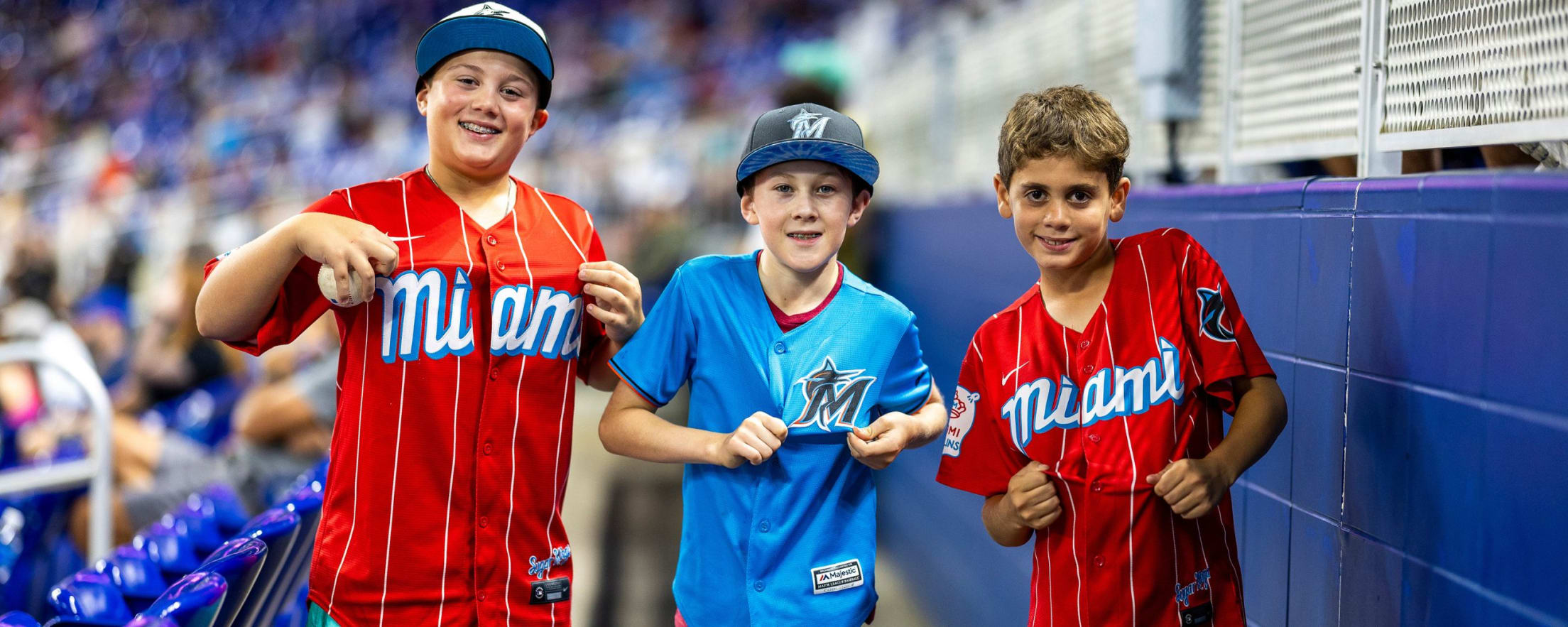 Students at loanDepot park