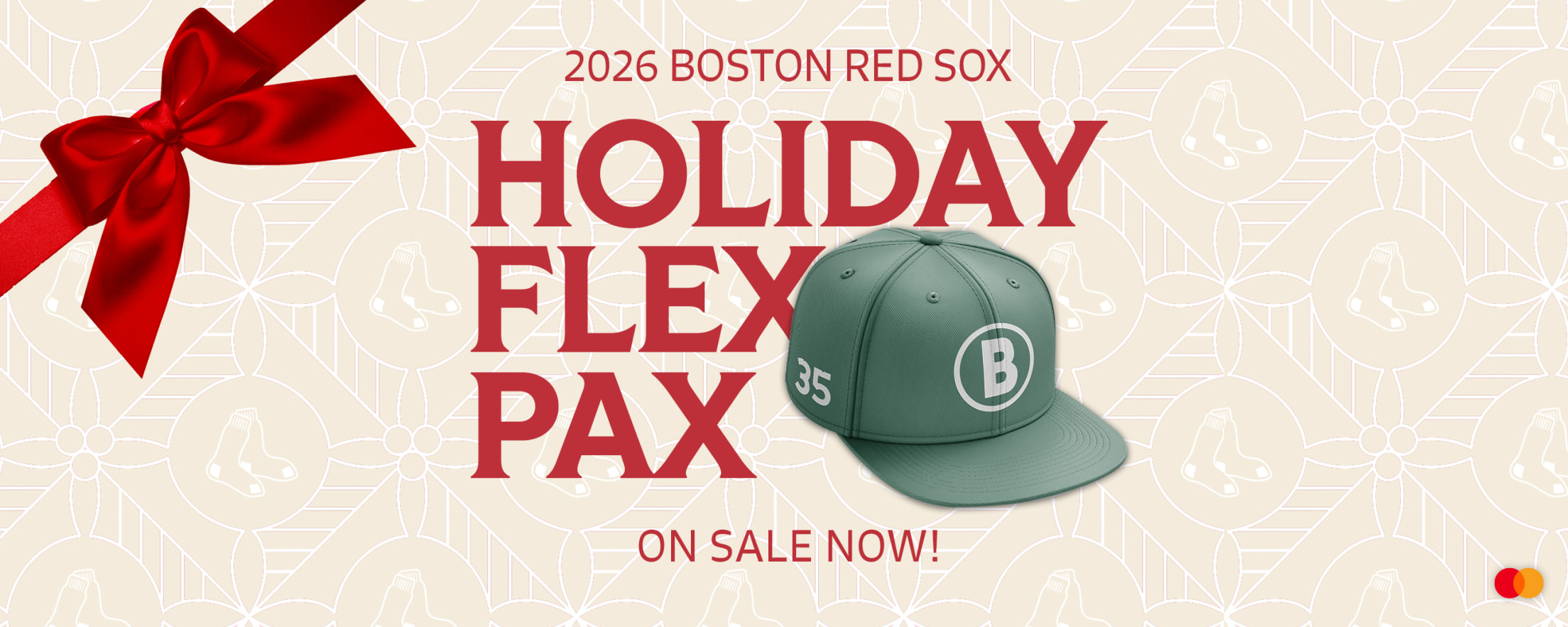 2026 Boston Red Sox Holiday Flex Pax on sale now!