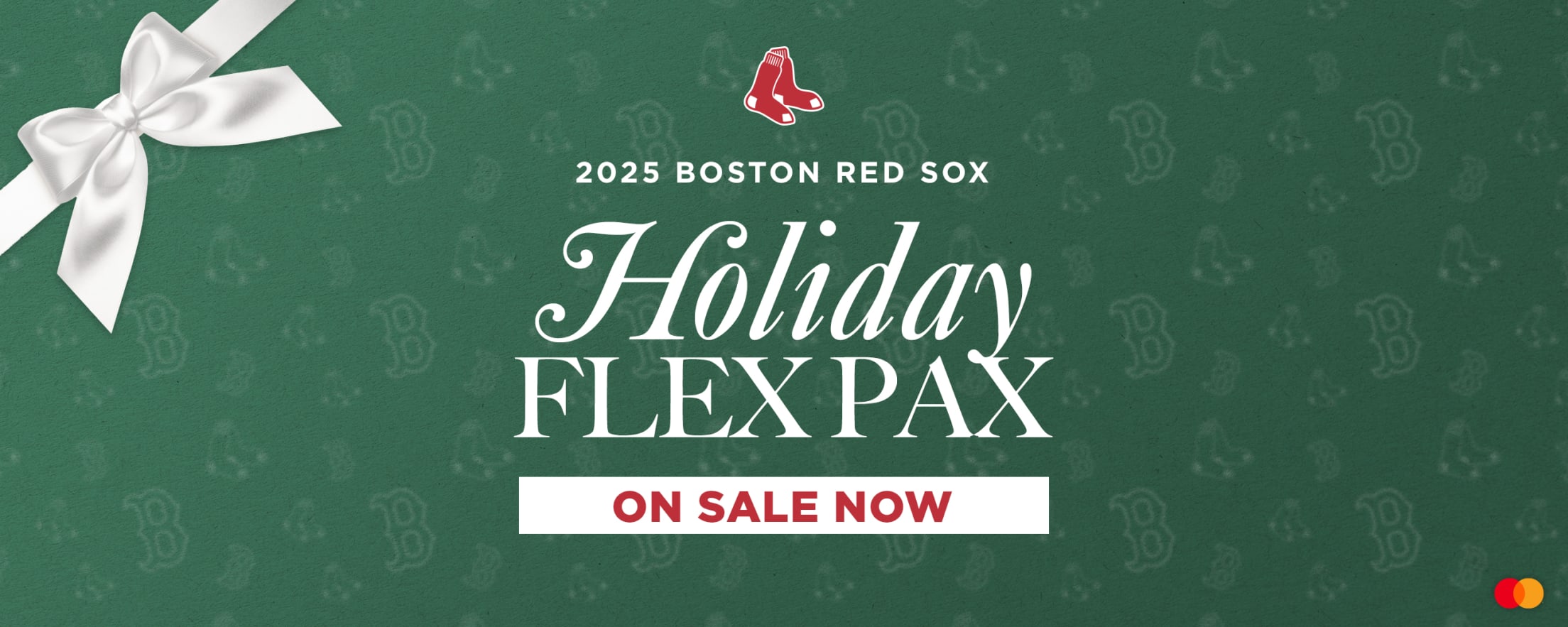 2025 Boston Red Sox Holiday Flex Pax on sale now