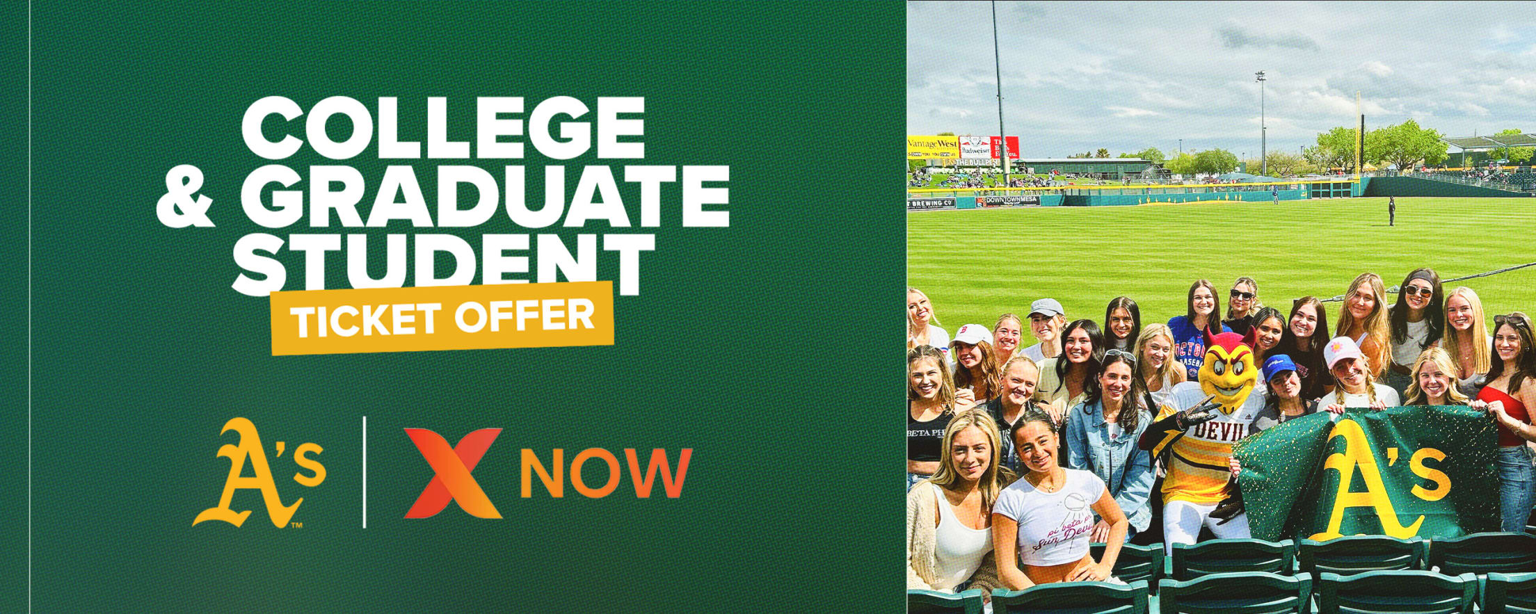 College & Graduate Student Ticket Offer