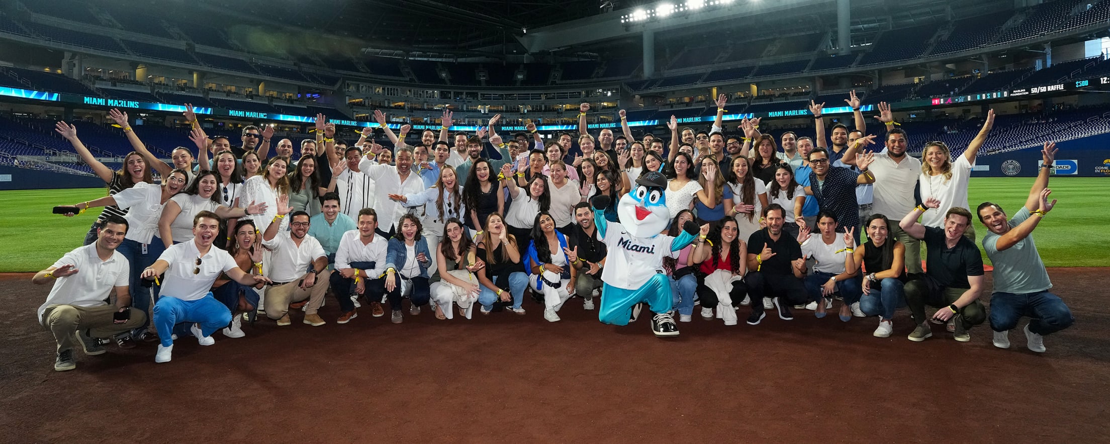 Class reunion at a Marlins game