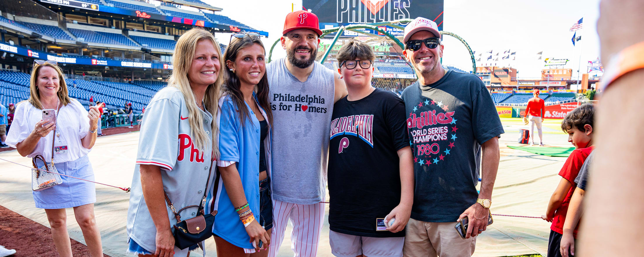 Phillies Host Make-a-Wish Meet & Greet for Three Local Children