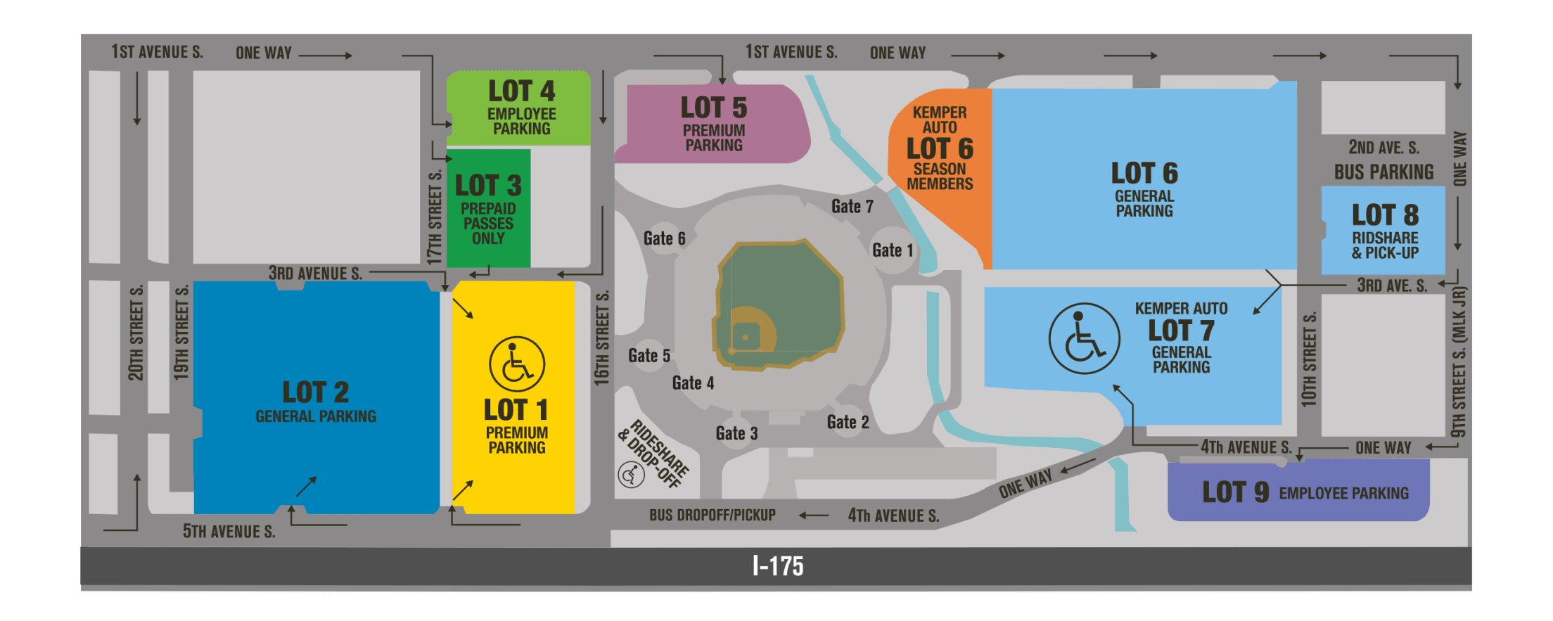 Tropicana Field Parking